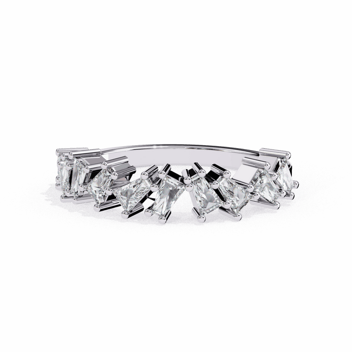 0.5 Carat Baguette Twilight Band in Moissanite | House of Estara