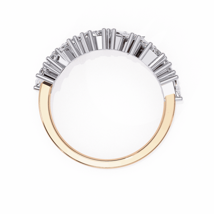 0.5 Carat Baguette Twilight Band in Moissanite | House of Estara