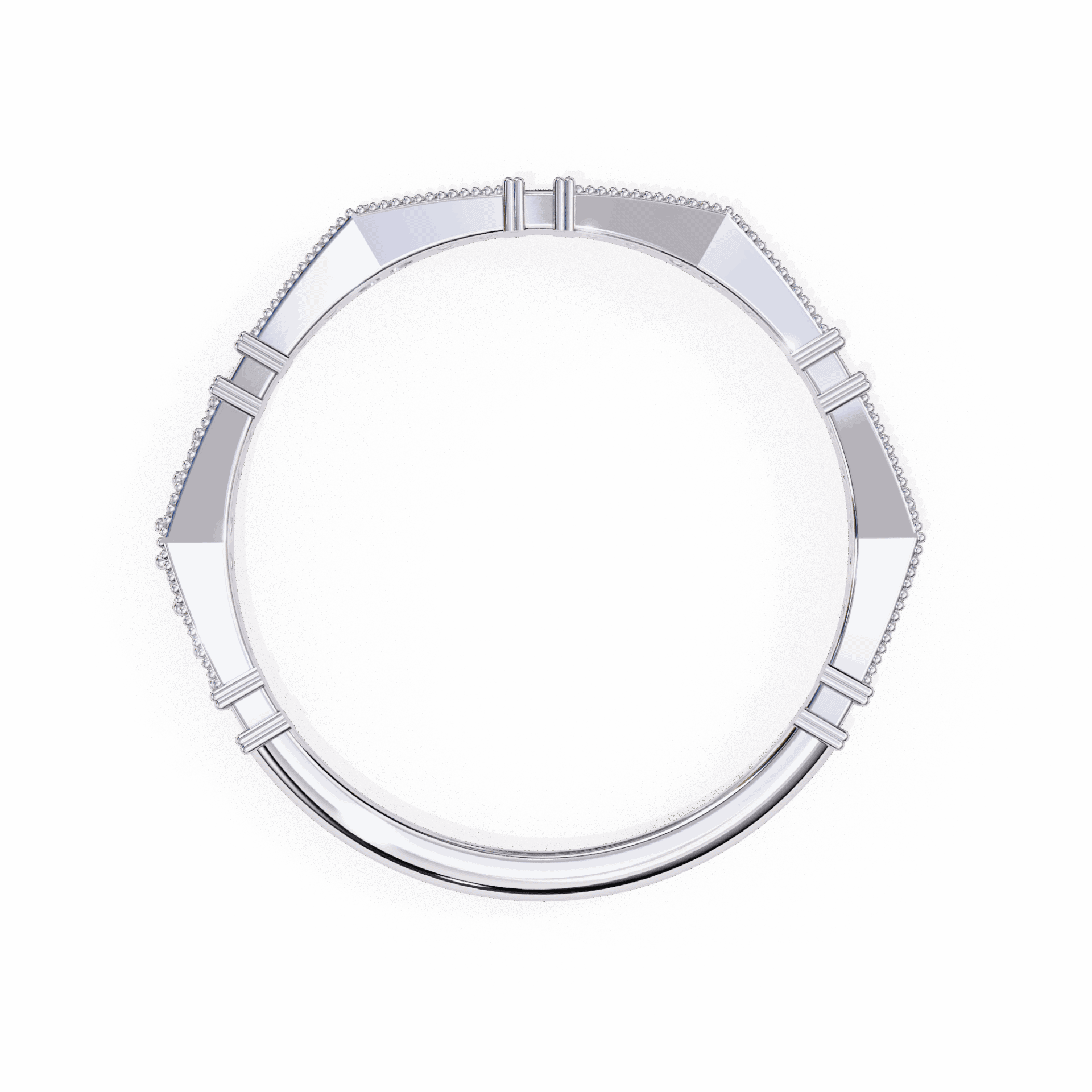 0.15 Carat Round Classic Everyday Band in Moissanite | House of Estara