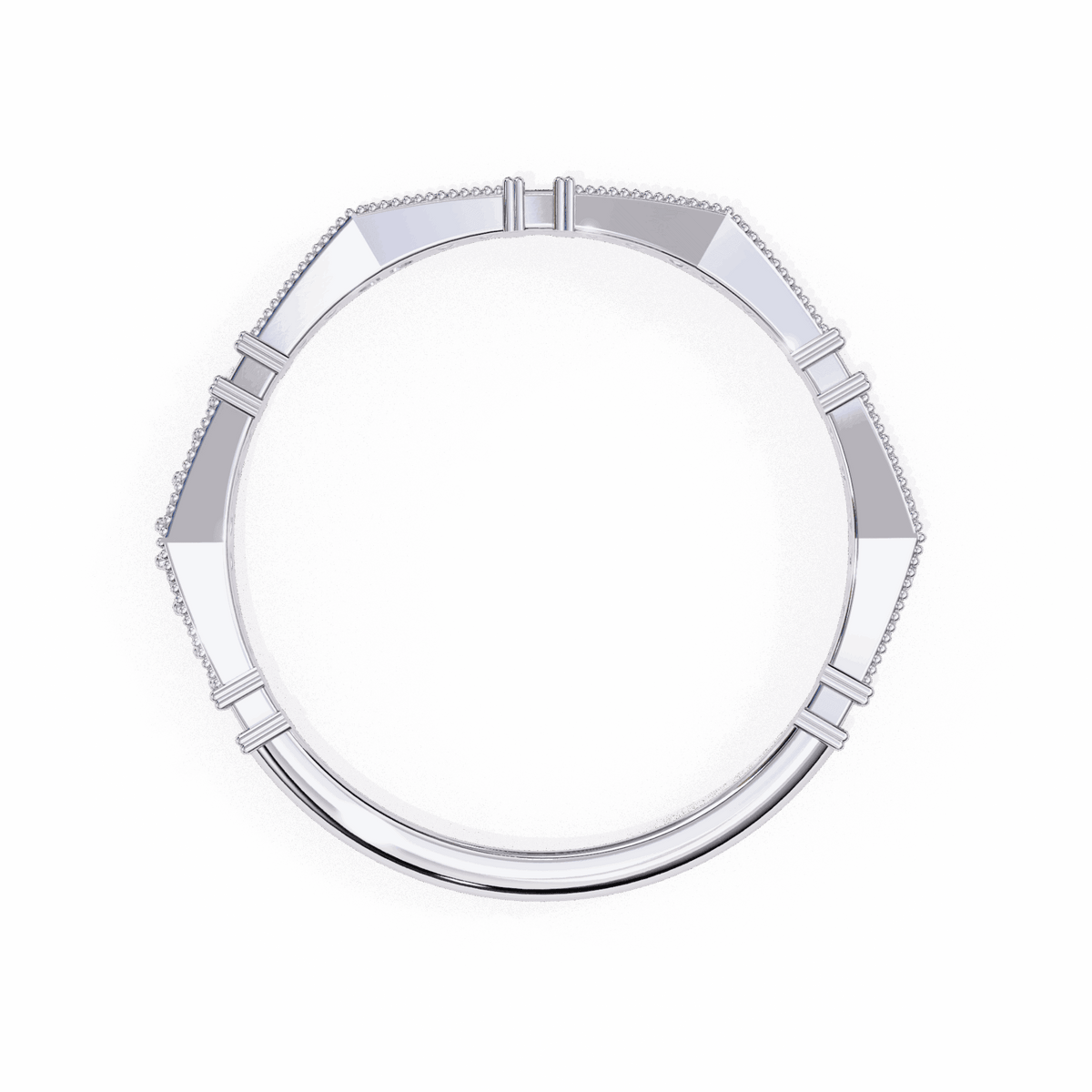 0.15 Carat Round Classic Everyday Band in Moissanite | House of Estara
