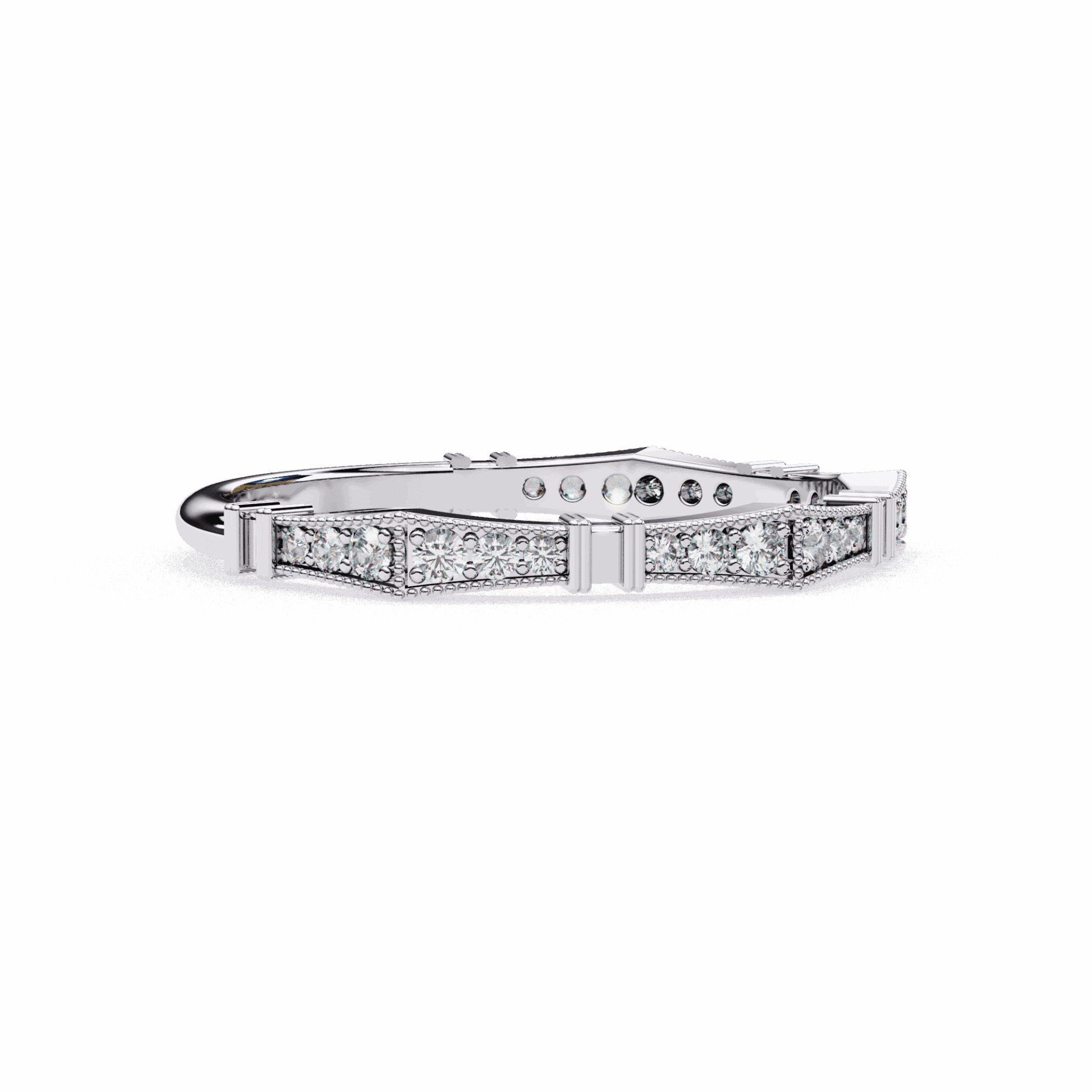 0.15 Carat Round Classic Everyday Band in Moissanite | House of Estara