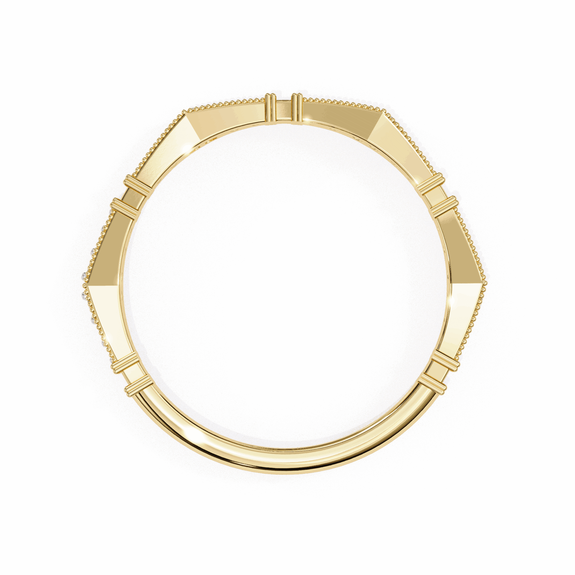0.15 Carat Round Classic Everyday Band in Moissanite | House of Estara