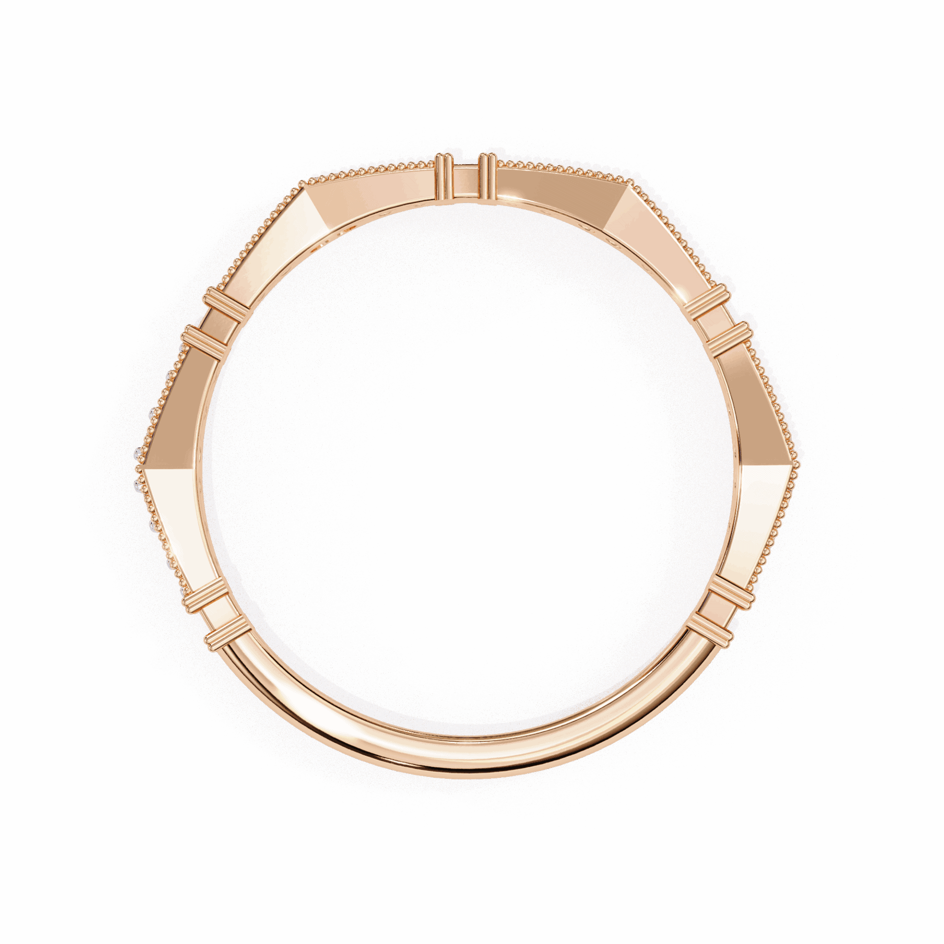 0.15 Carat Round Classic Everyday Band in Moissanite | House of Estara