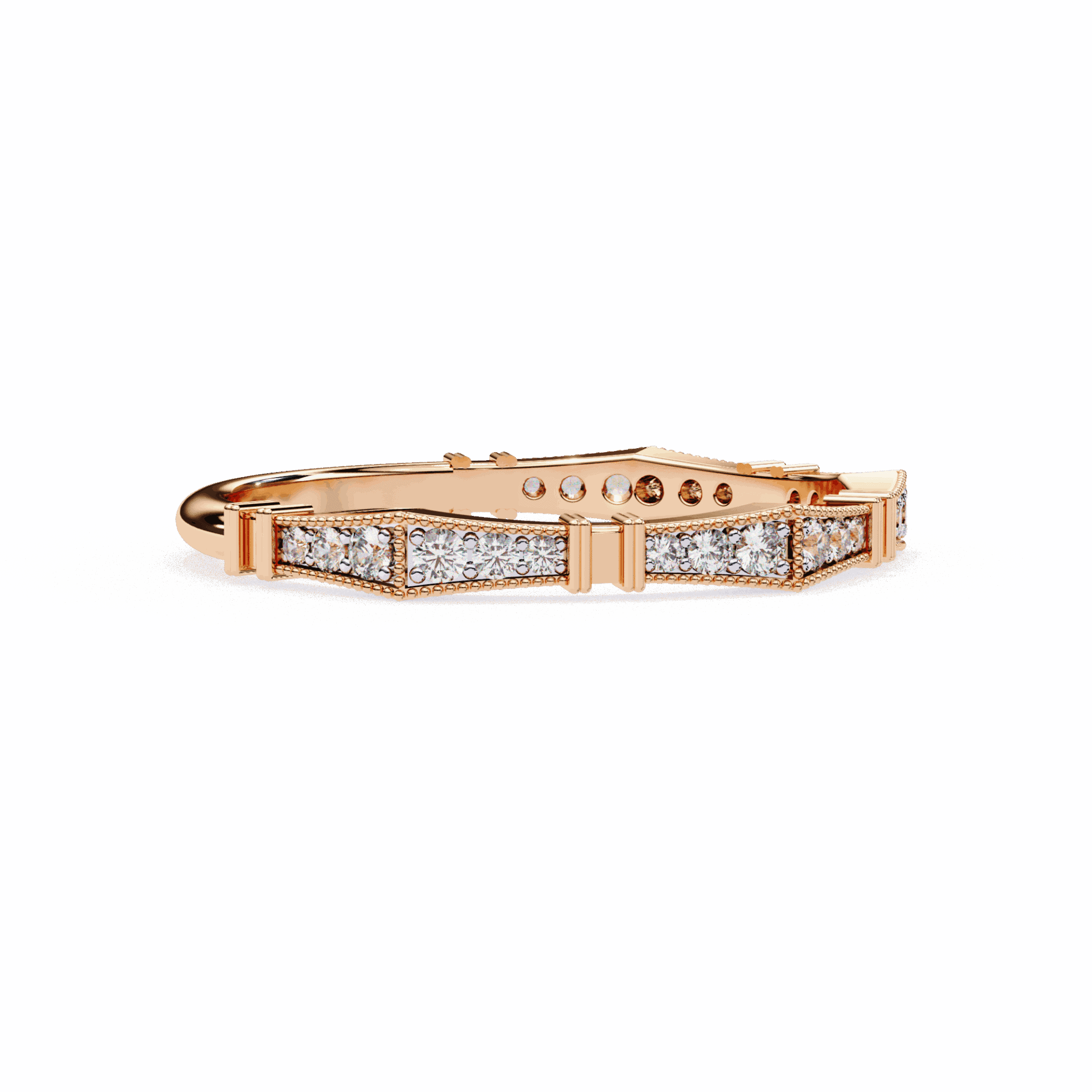 0.15 Carat Round Classic Everyday Band in Moissanite | House of Estara