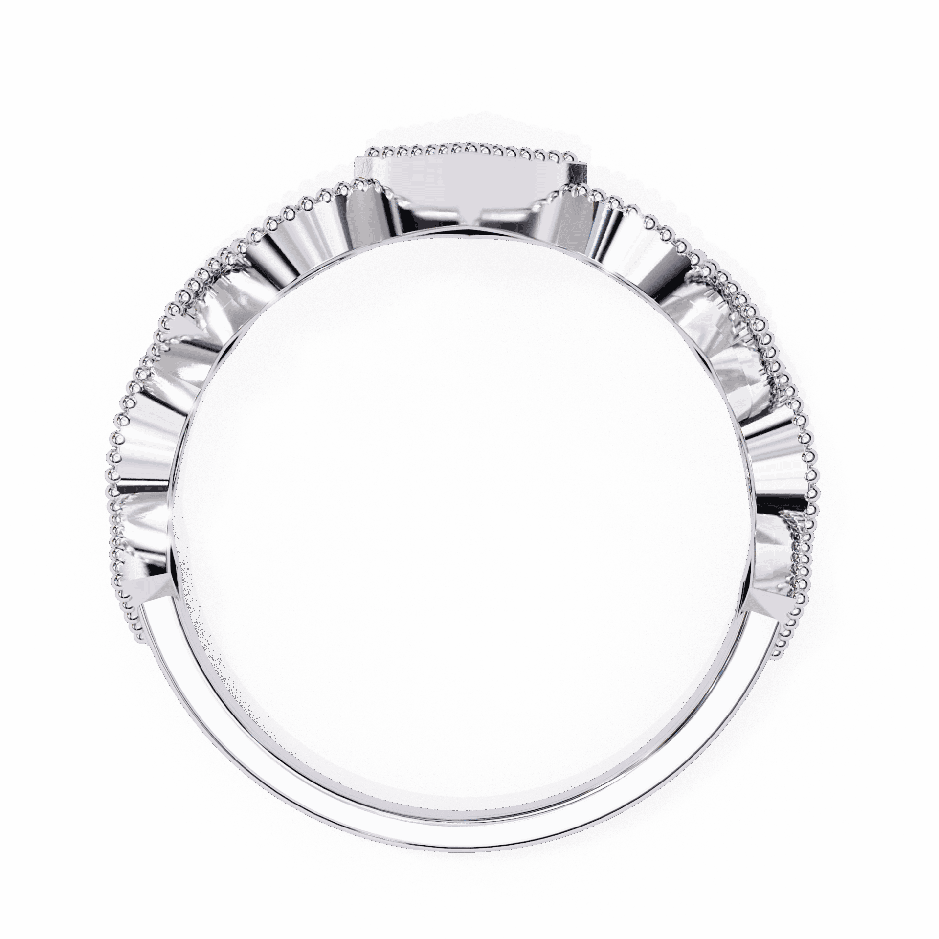 0.35 Carat Round Royale Band in Moissanite | House of Estara