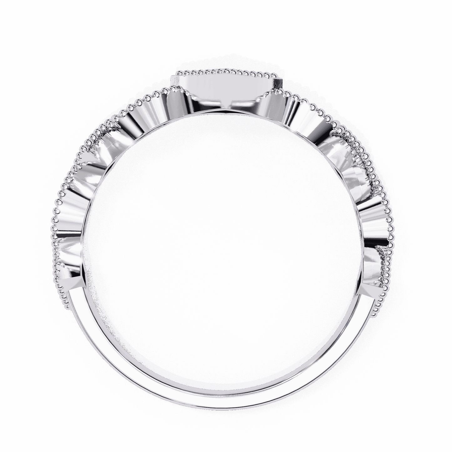 0.35 Carat Round Royale Band in Moissanite | House of Estara