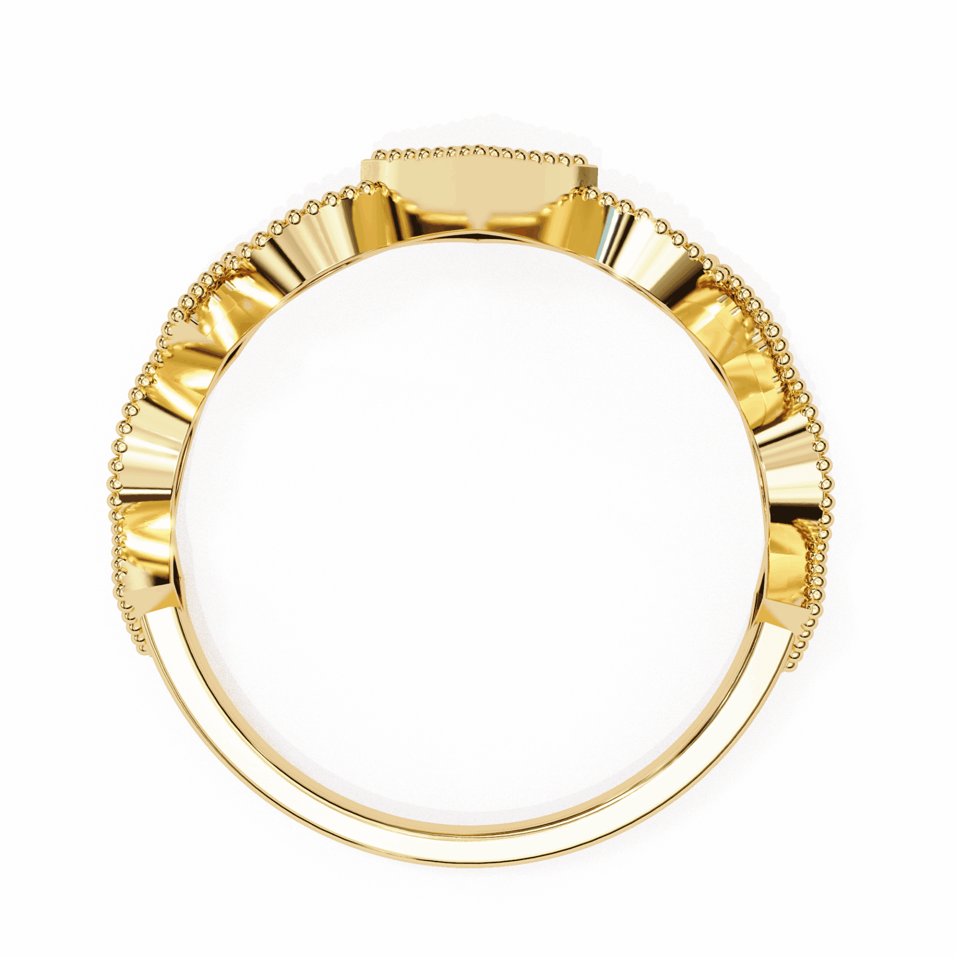 0.35 Carat Round Royale Band in Moissanite | House of Estara