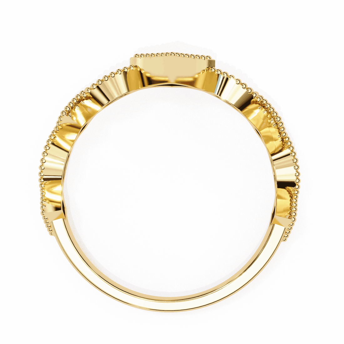 0.35 Carat Round Royale Band in Moissanite | House of Estara