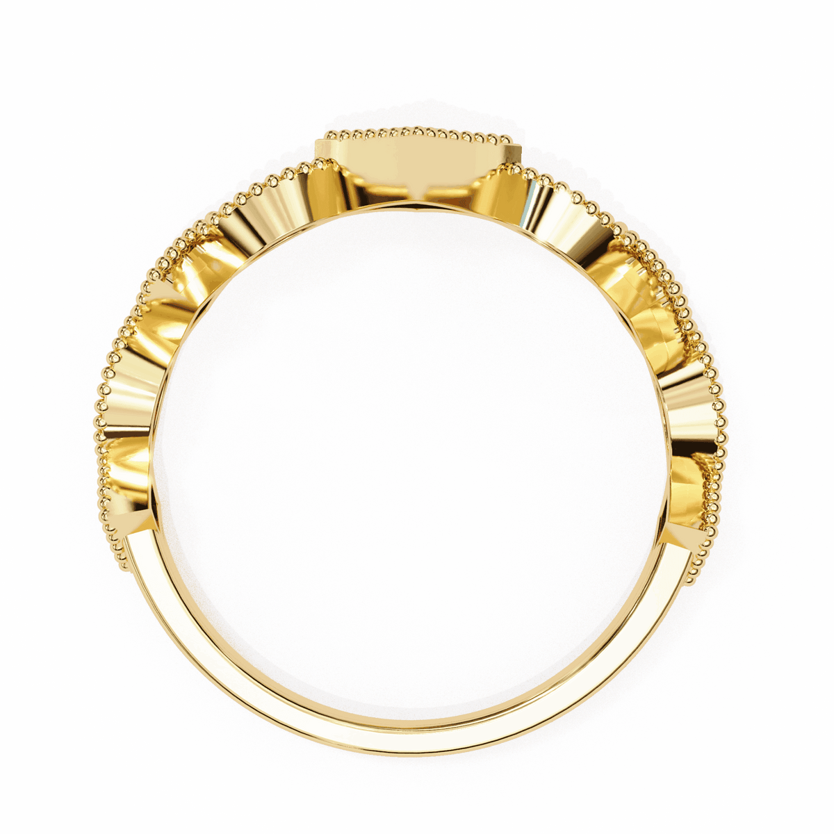0.35 Carat Round Royale Band in Moissanite | House of Estara