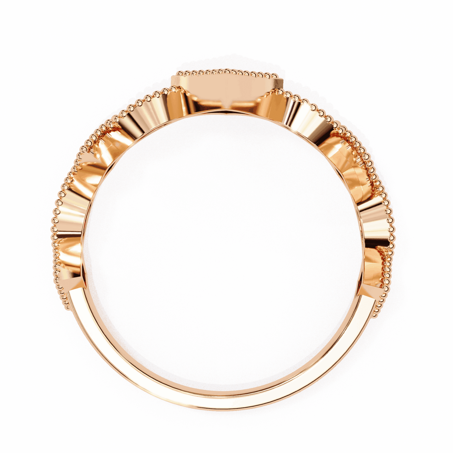 0.35 Carat Round Royale Band in Moissanite | House of Estara