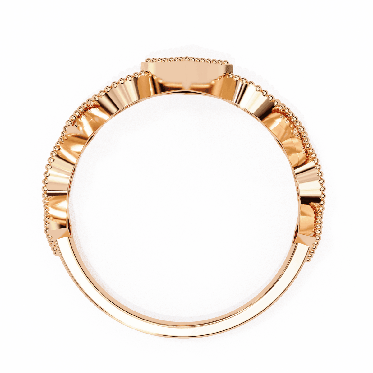 0.35 Carat Round Royale Band in Moissanite | House of Estara