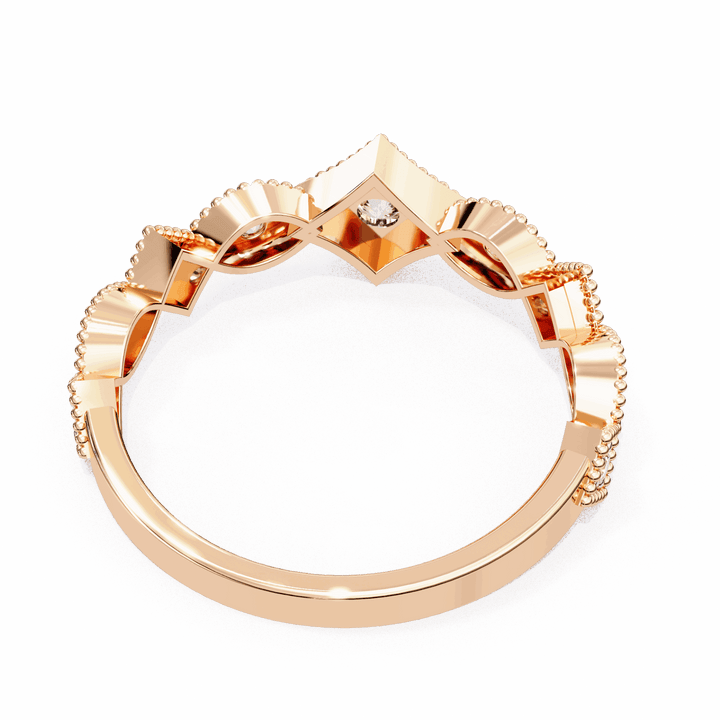 0.35 Carat Round Royale Band in Moissanite | House of Estara