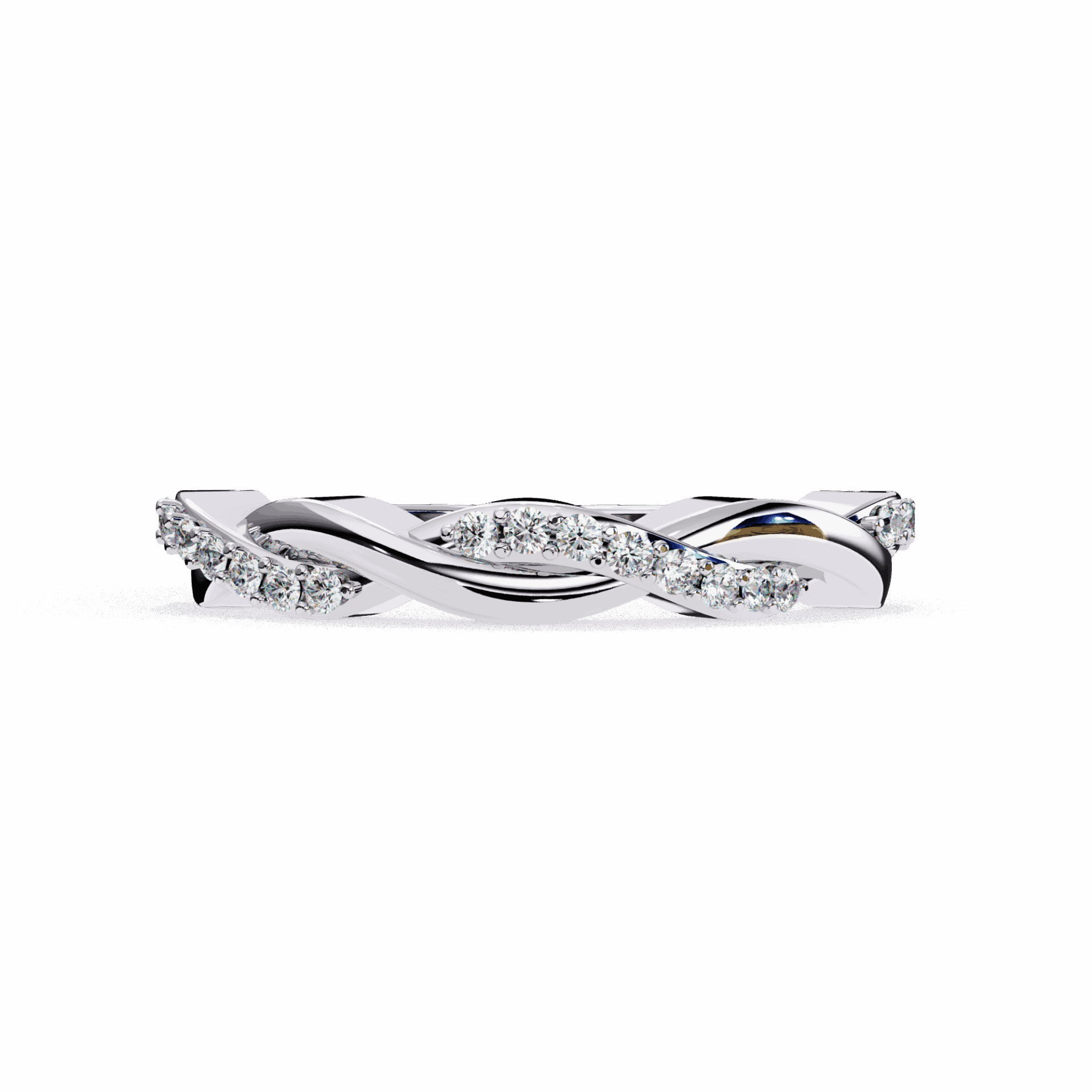 0.15 Carat Round Classic Wedding Band in Moissanite | House of Estara