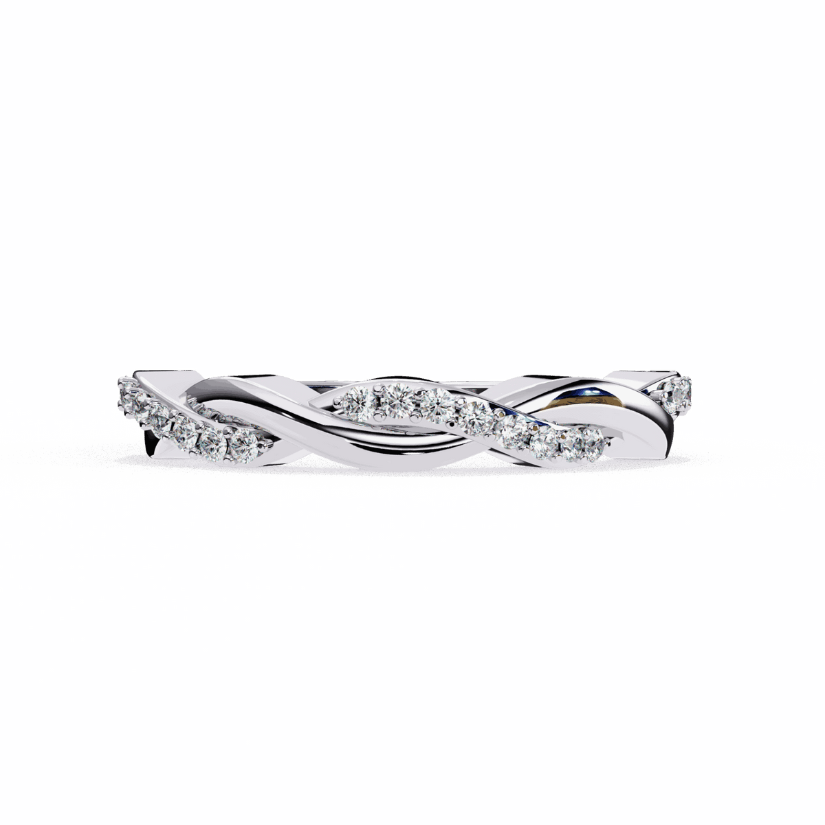 0.15 Carat Round Classic Wedding Band in Moissanite | House of Estara