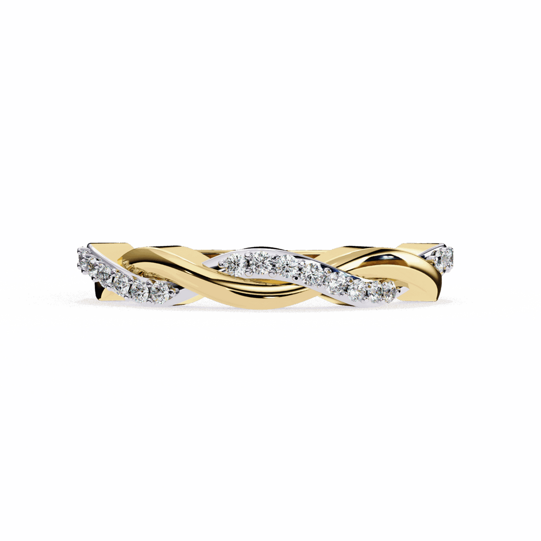 0.15 Carat Round Classic Wedding Band in Moissanite | House of Estara