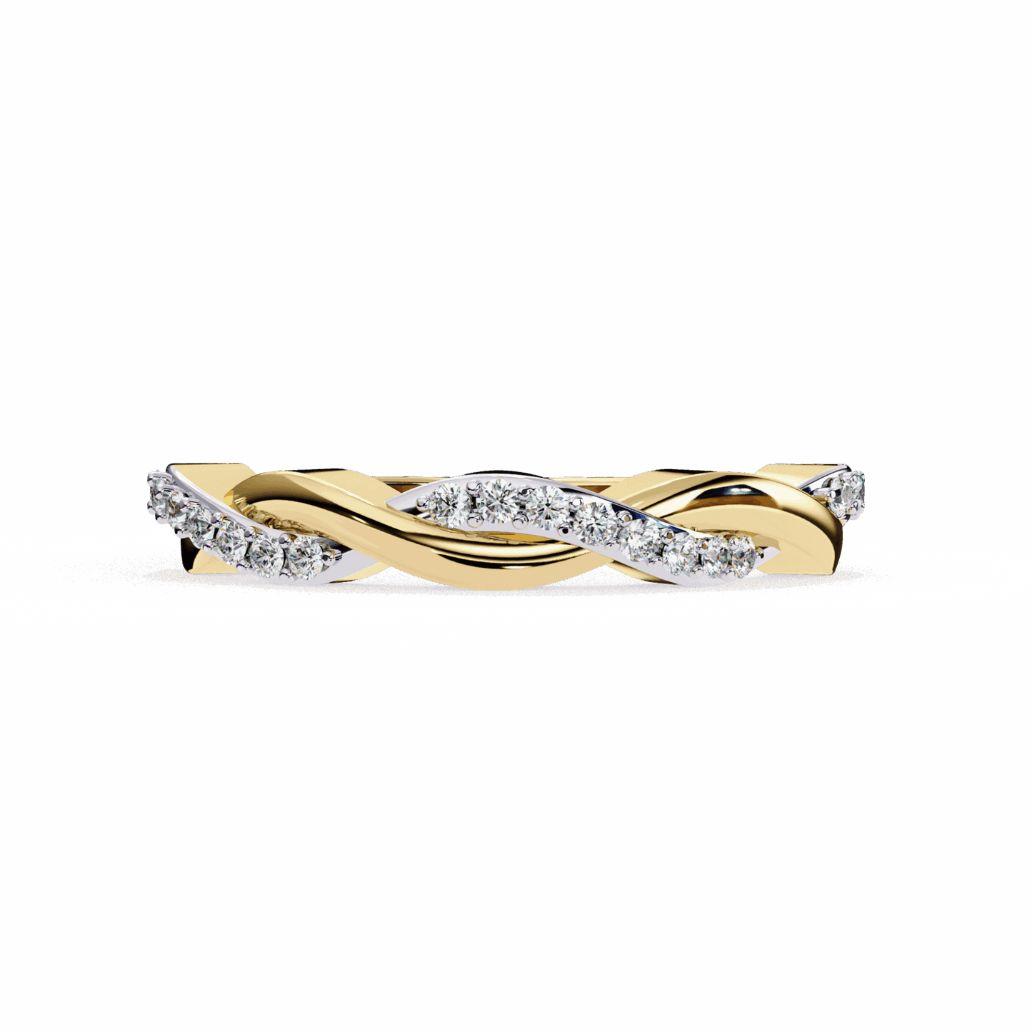 0.15 Carat Round Classic Wedding Band in Moissanite | House of Estara