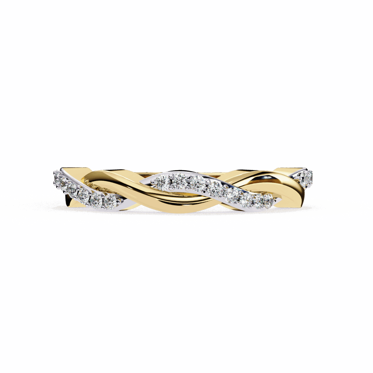0.15 Carat Round Classic Wedding Band in Moissanite | House of Estara