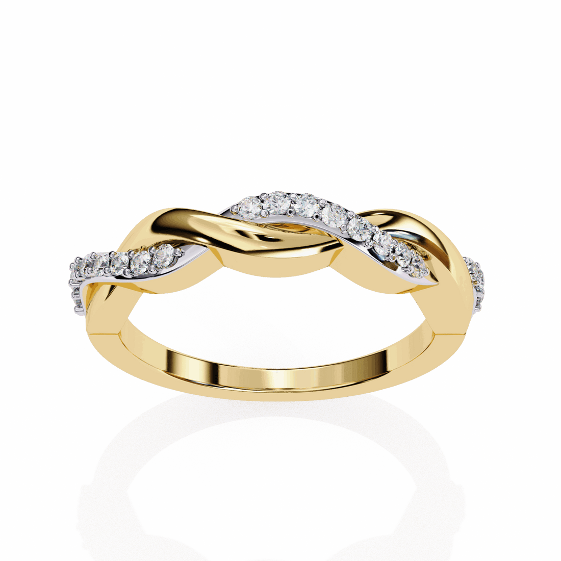 0.15 Carat Round Classic Wedding Band in Moissanite | House of Estara