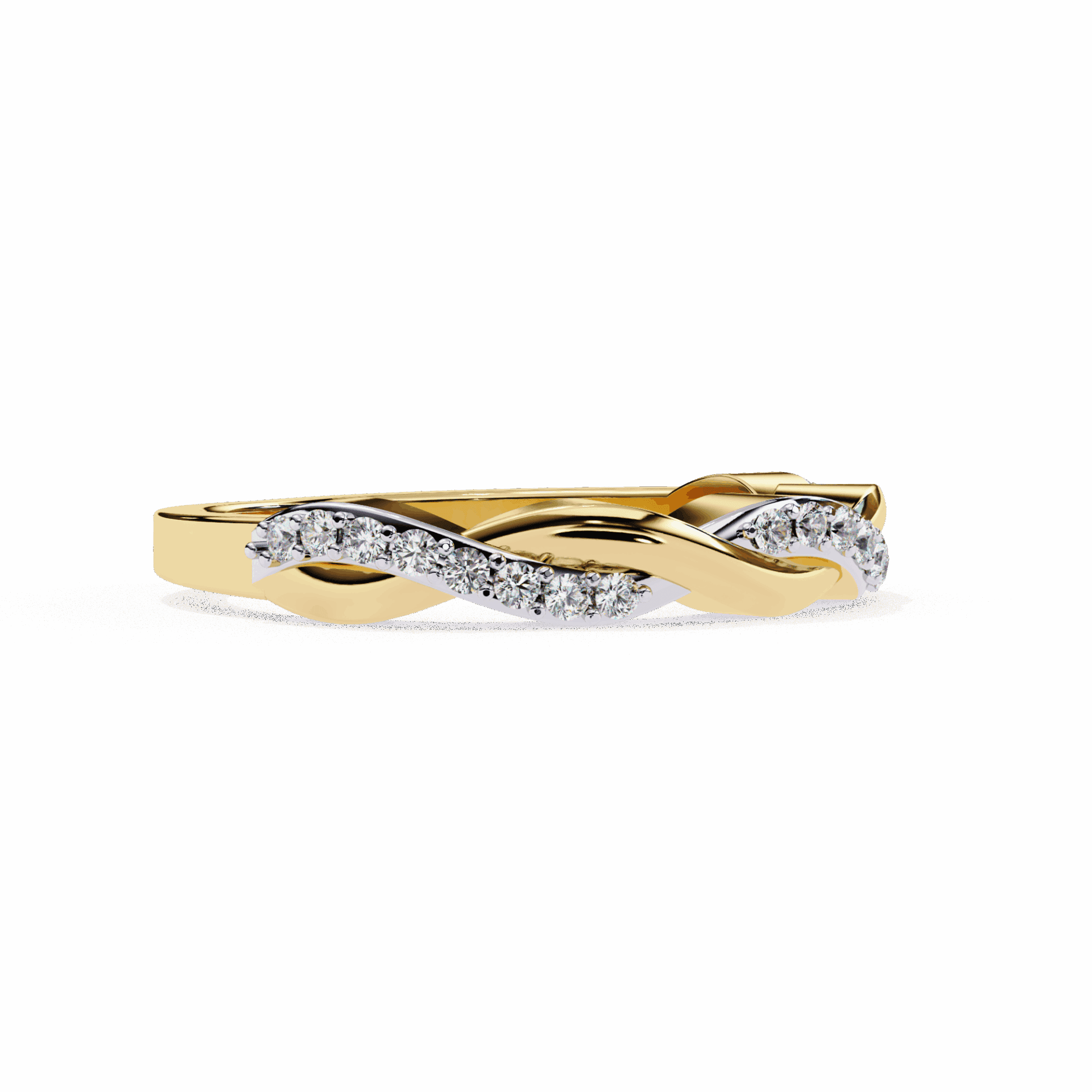 0.15 Carat Round Classic Wedding Band in Moissanite | House of Estara