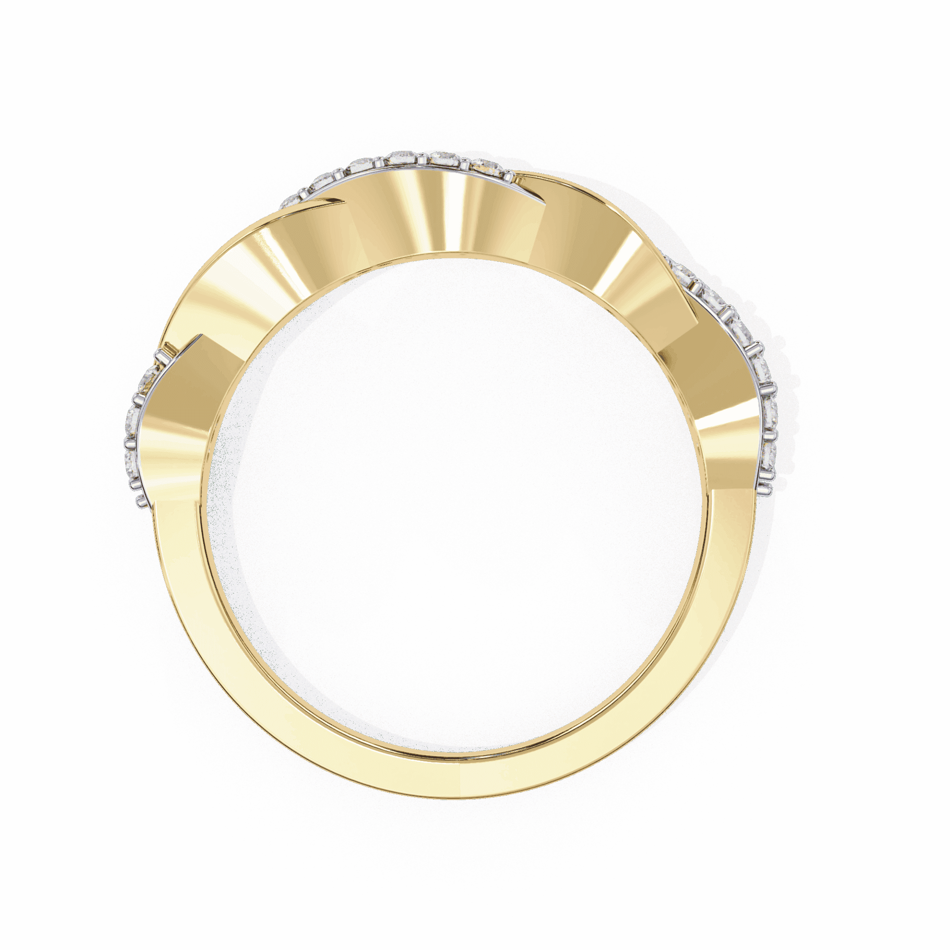 0.15 Carat Round Classic Wedding Band in Moissanite | House of Estara