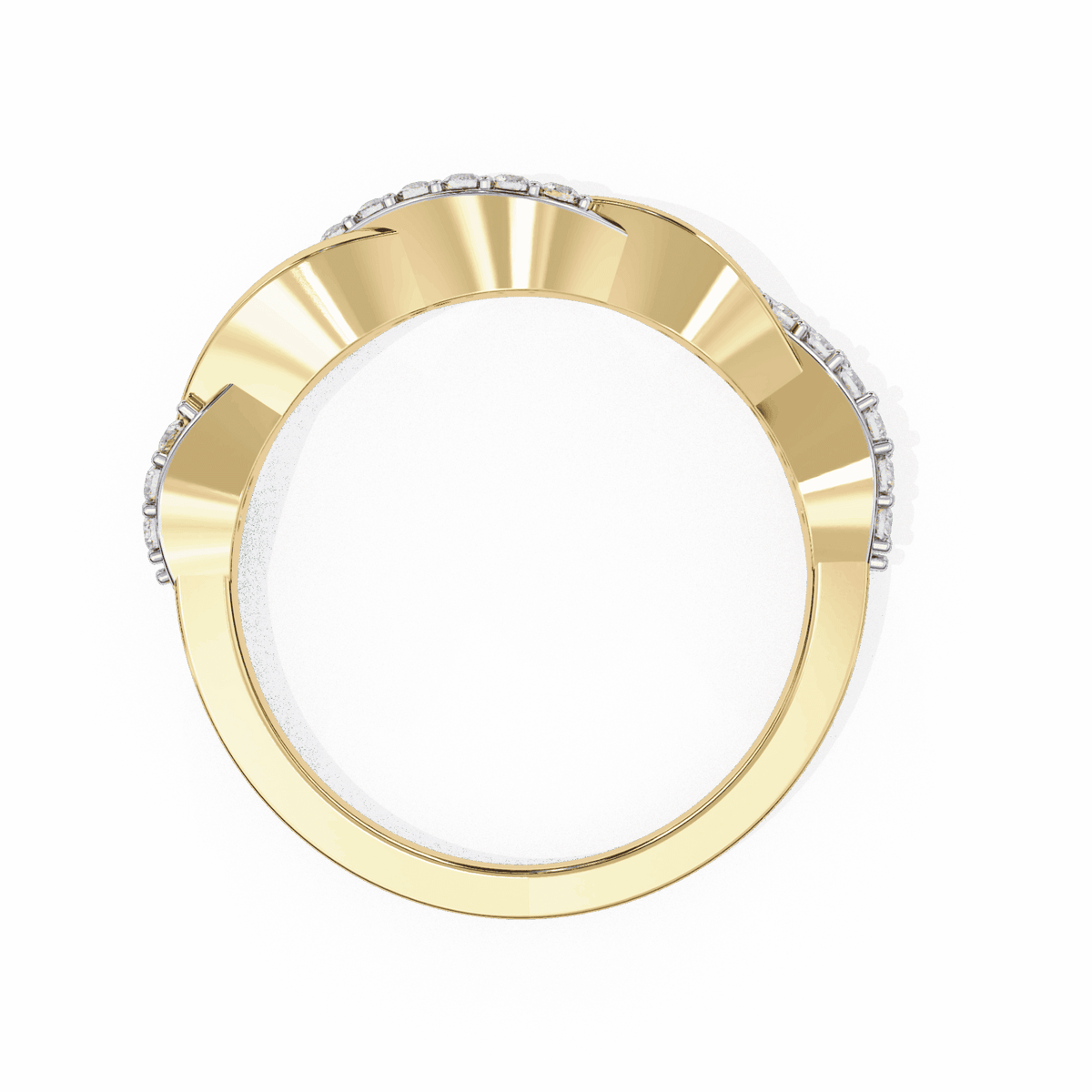 0.15 Carat Round Classic Wedding Band in Moissanite | House of Estara