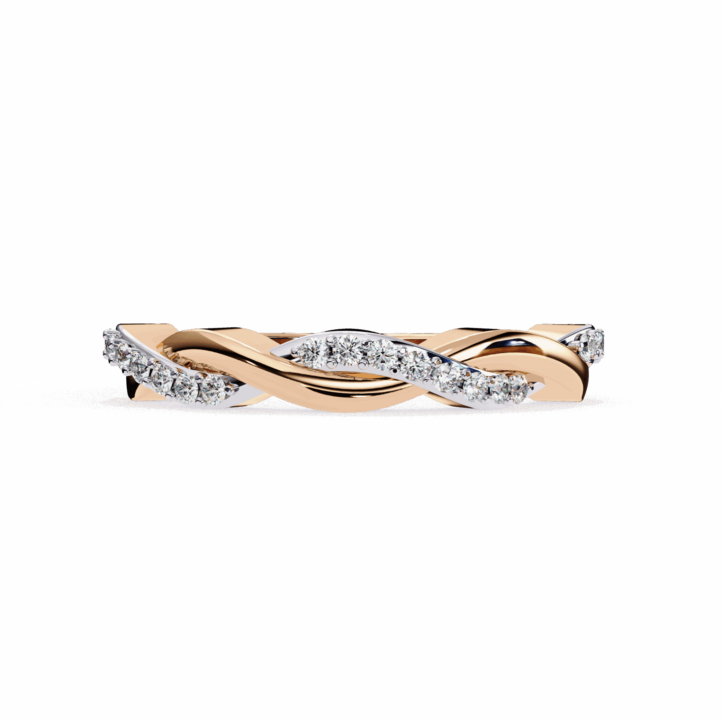 0.15 Carat Round Classic Wedding Band in Moissanite | House of Estara