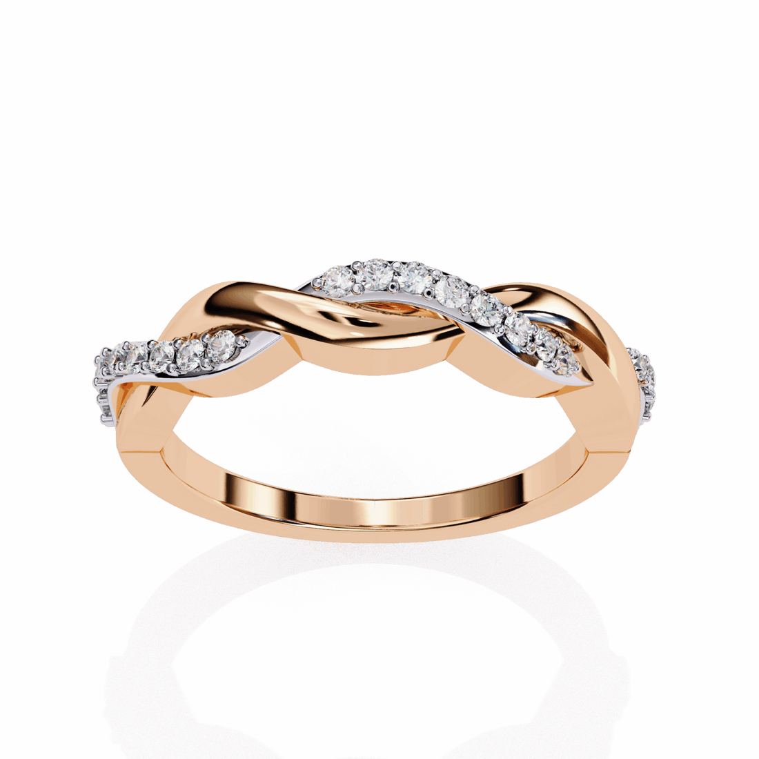 0.15 Carat Round Classic Wedding Band in Moissanite | House of Estara