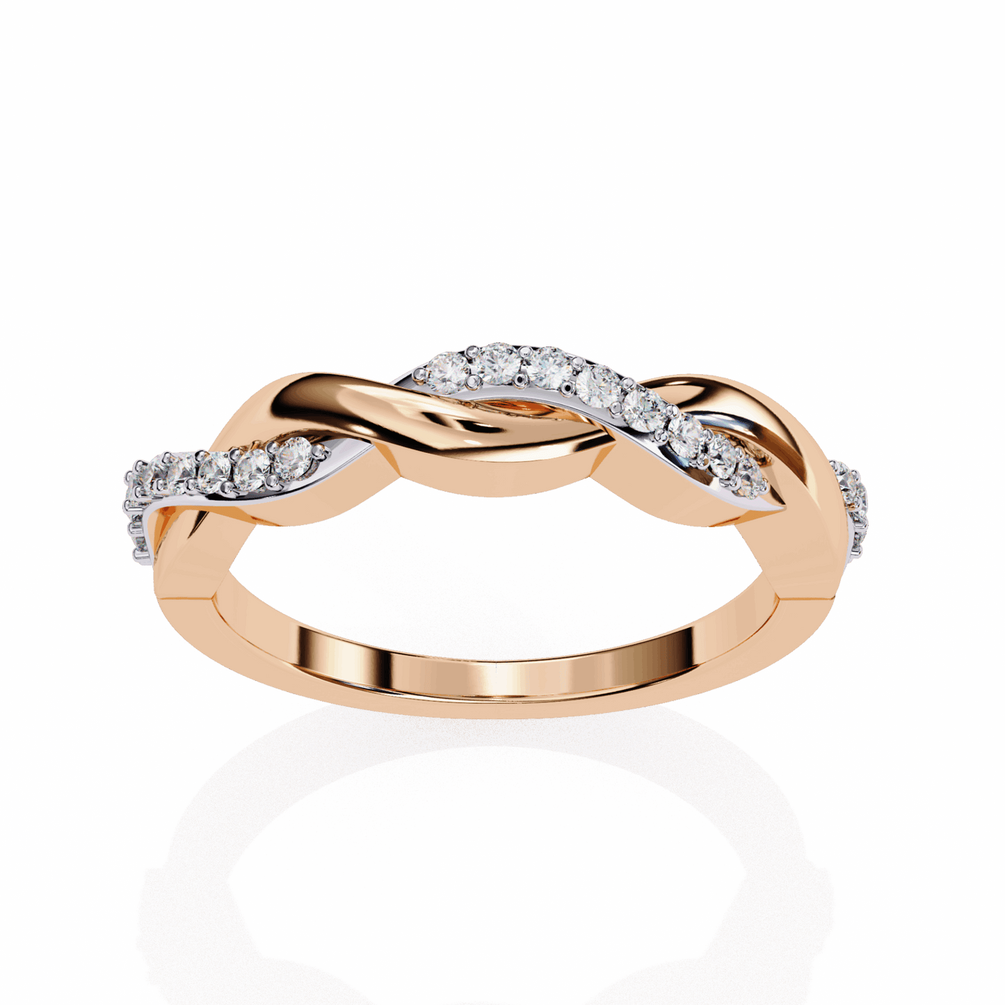 0.15 Carat Round Classic Wedding Band in Moissanite | House of Estara