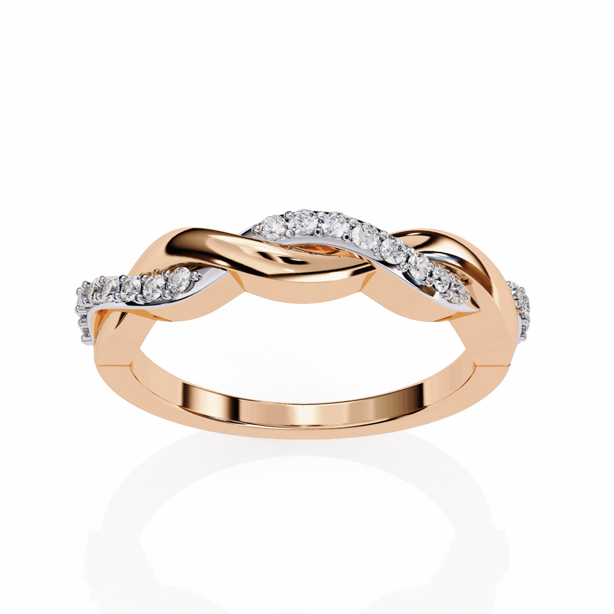 0.15 Carat Round Classic Wedding Band in Moissanite | House of Estara