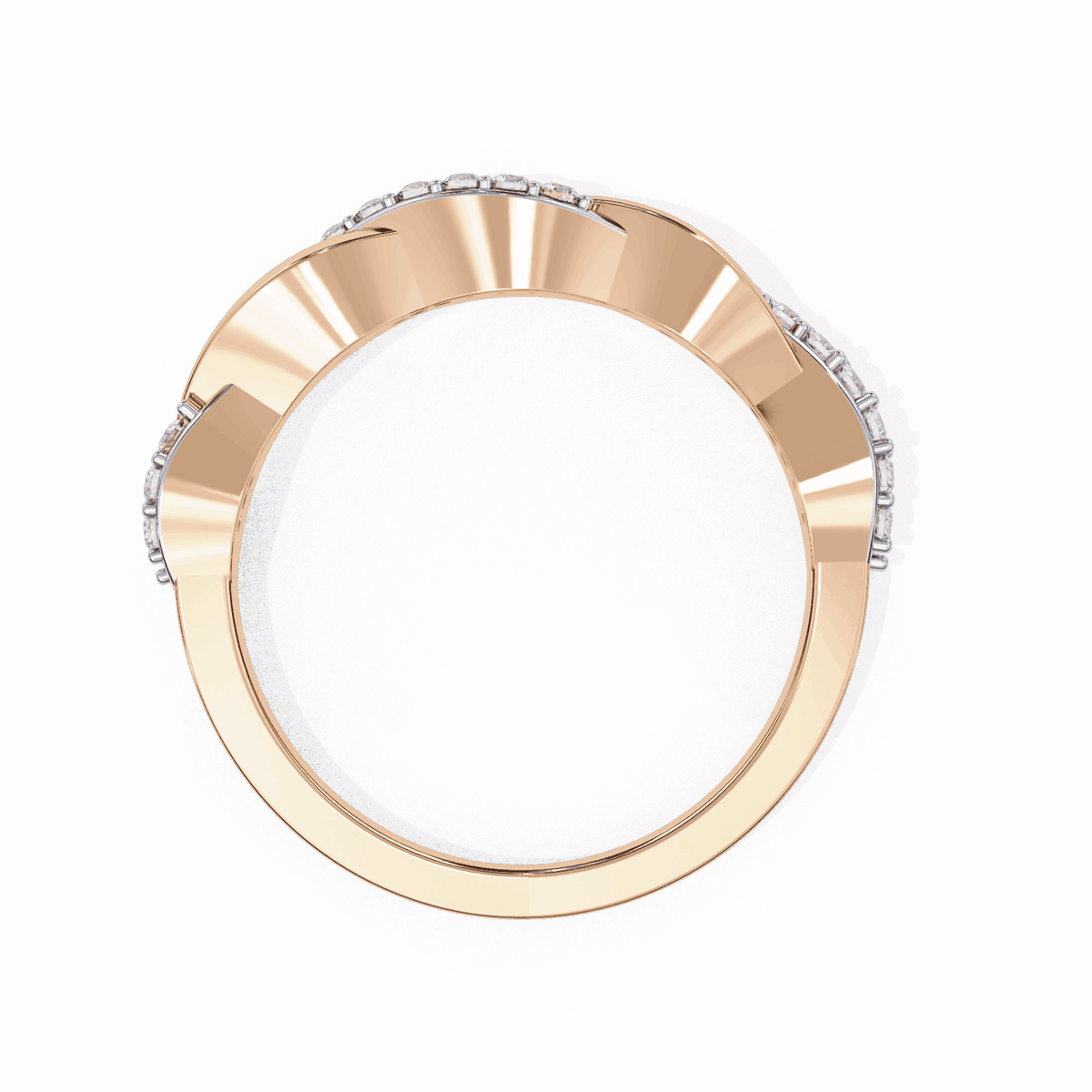 0.15 Carat Round Classic Wedding Band in Moissanite | House of Estara