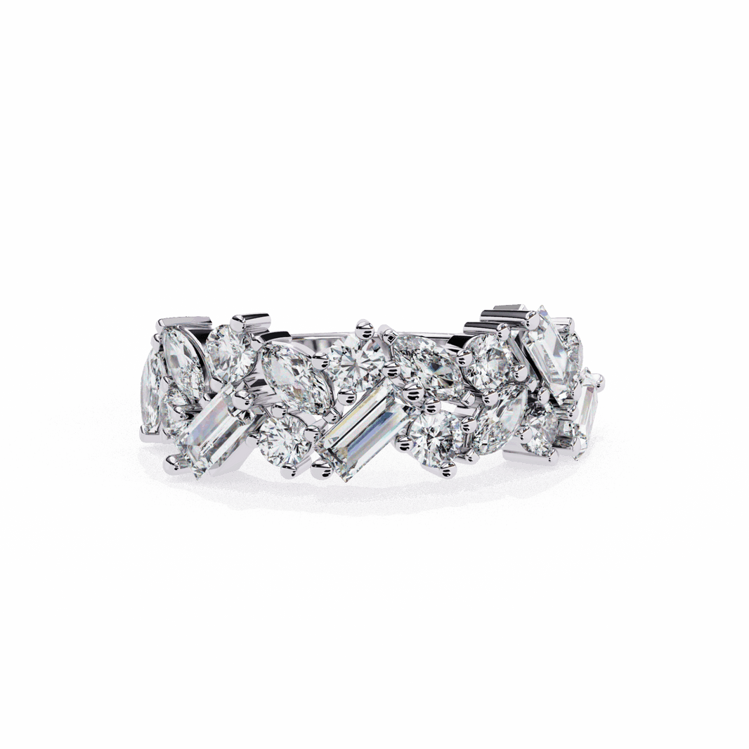 1.75 Carat Marquise Eternity Engagement Ring in Moissanite | House of Estara