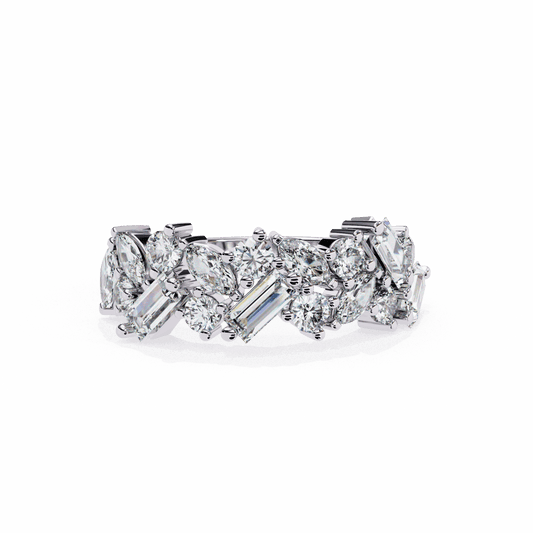 1.75 Carat Marquise Eternity Engagement Ring in Moissanite | House of Estara