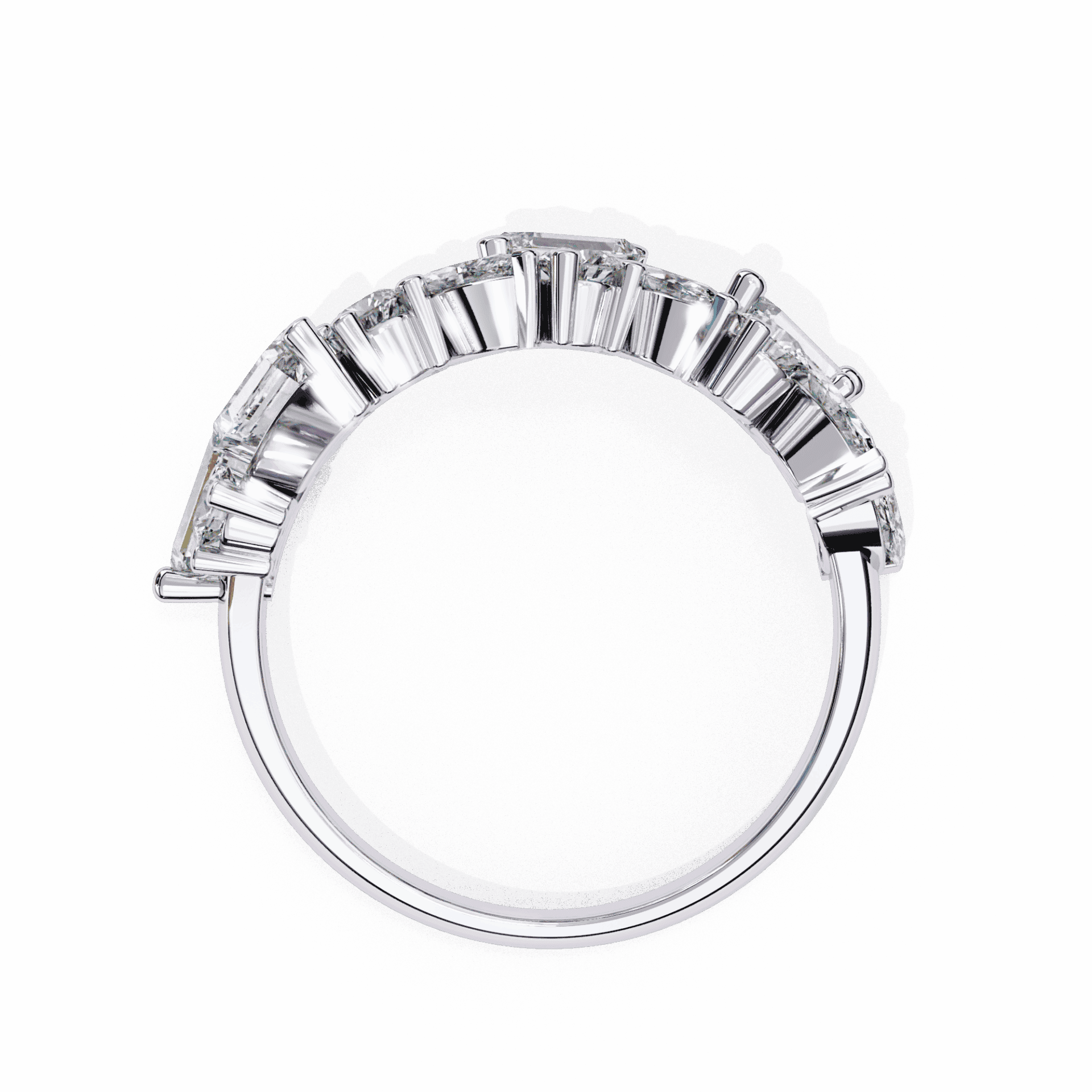 1.75 Carat Marquise Eternity Engagement Ring in Moissanite | House of Estara