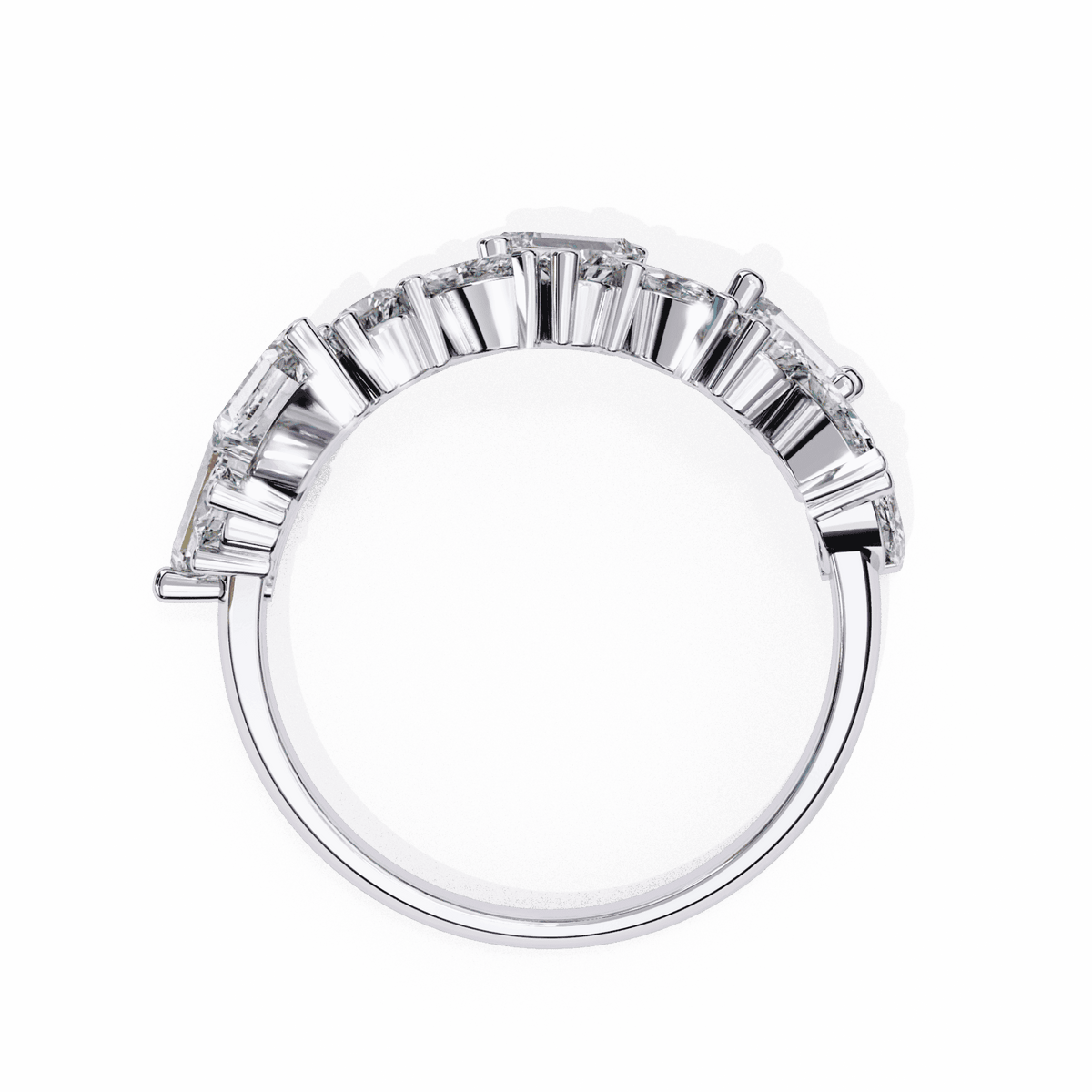 1.75 Carat Marquise Eternity Engagement Ring in Moissanite | House of Estara