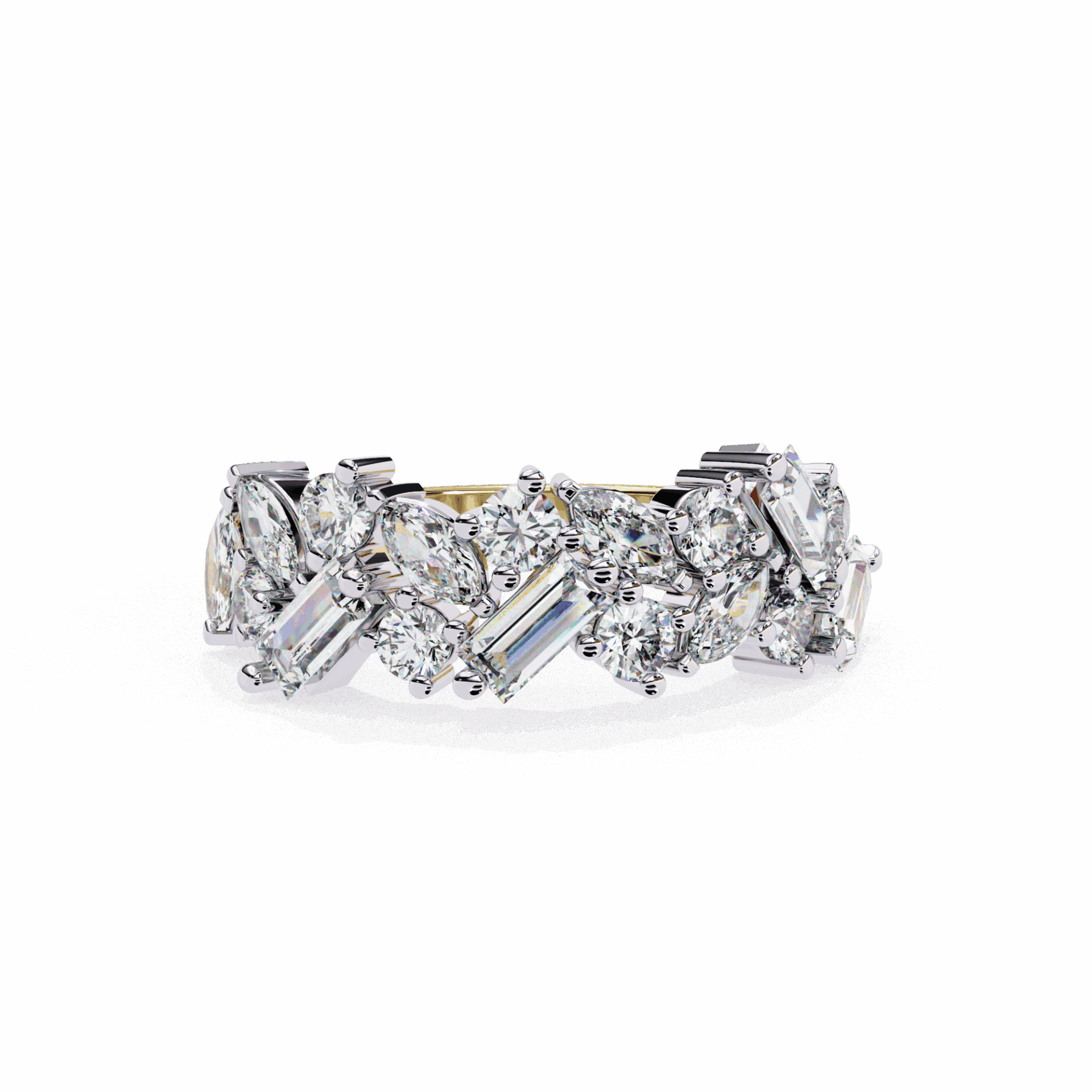 1.75 Carat Marquise Eternity Engagement Ring in Moissanite | House of Estara