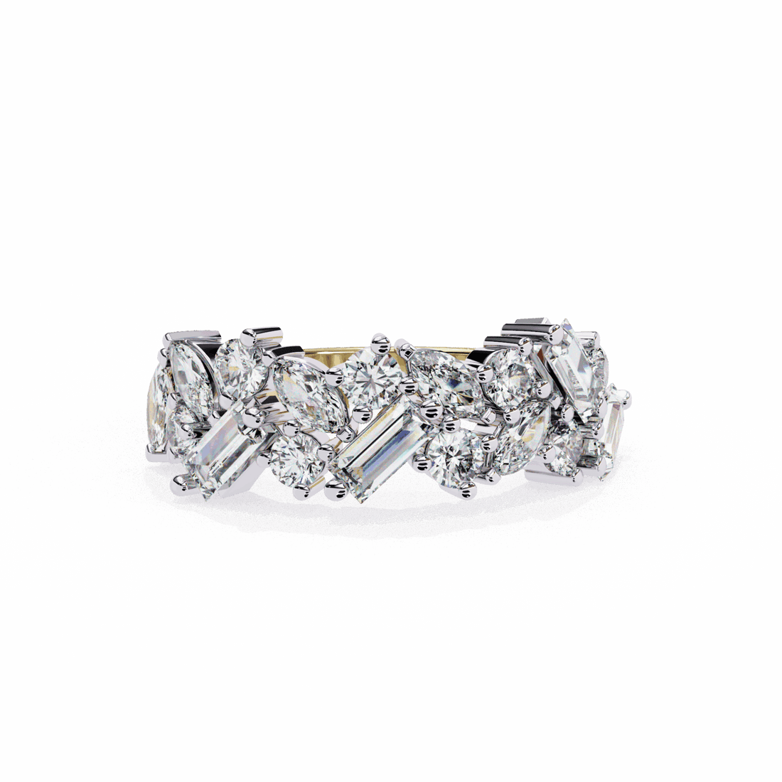 1.75 Carat Marquise Eternity Engagement Ring in Moissanite | House of Estara
