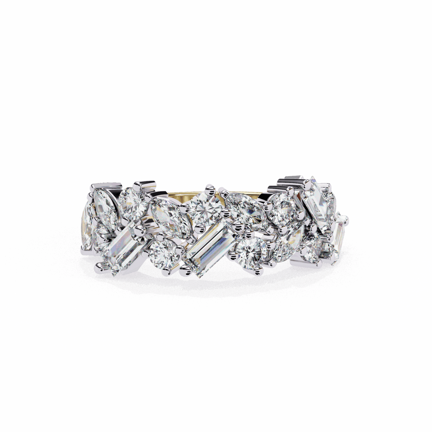 1.75 Carat Marquise Eternity Engagement Ring in Moissanite | House of Estara