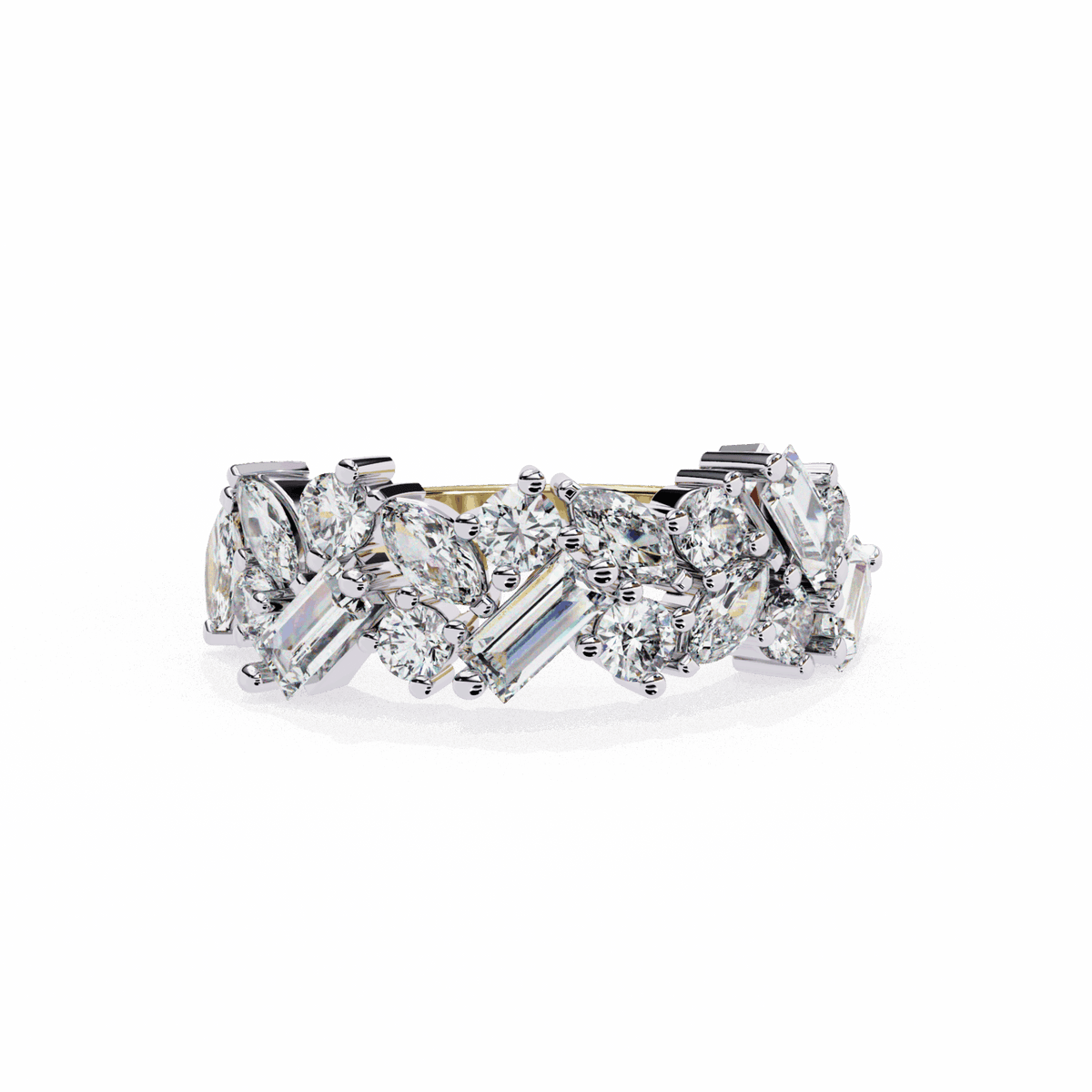 1.75 Carat Marquise Eternity Engagement Ring in Moissanite | House of Estara