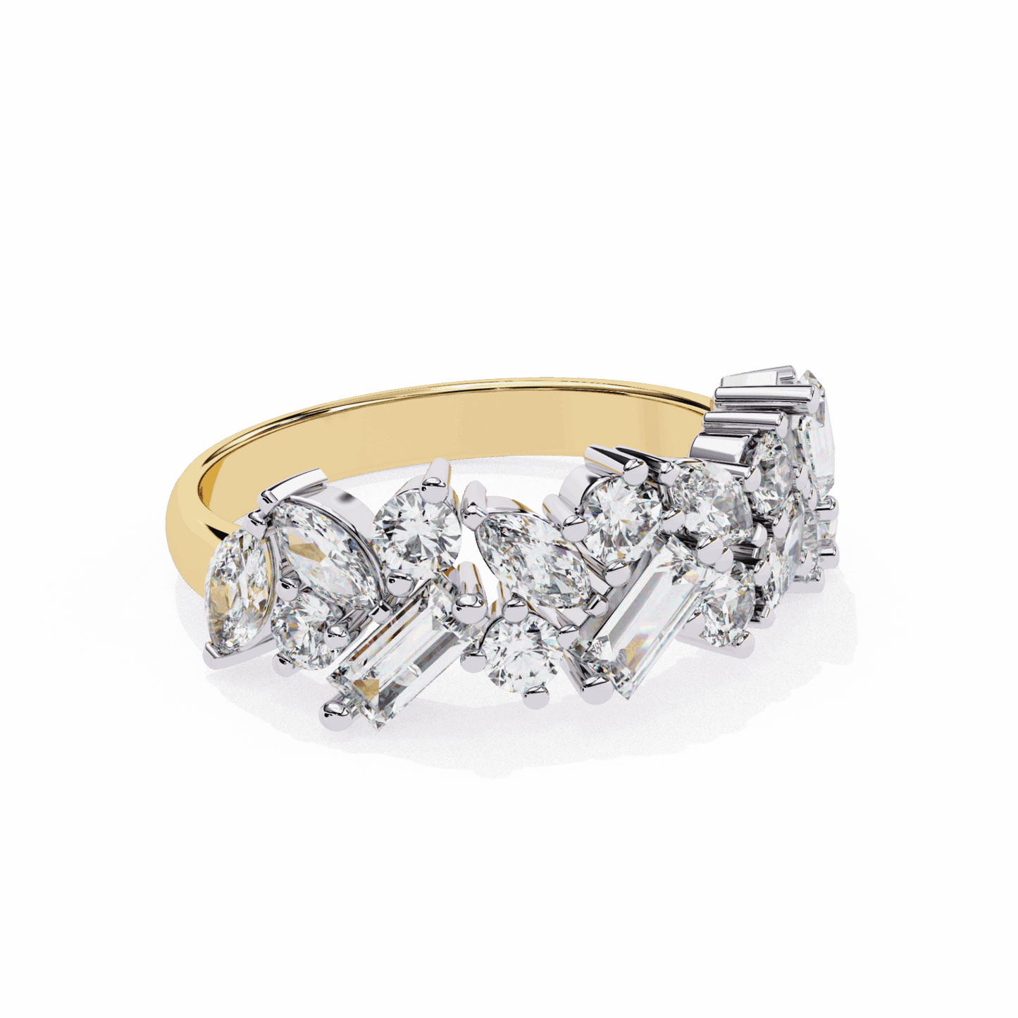 1.75 Carat Marquise Eternity Engagement Ring in Moissanite | House of Estara