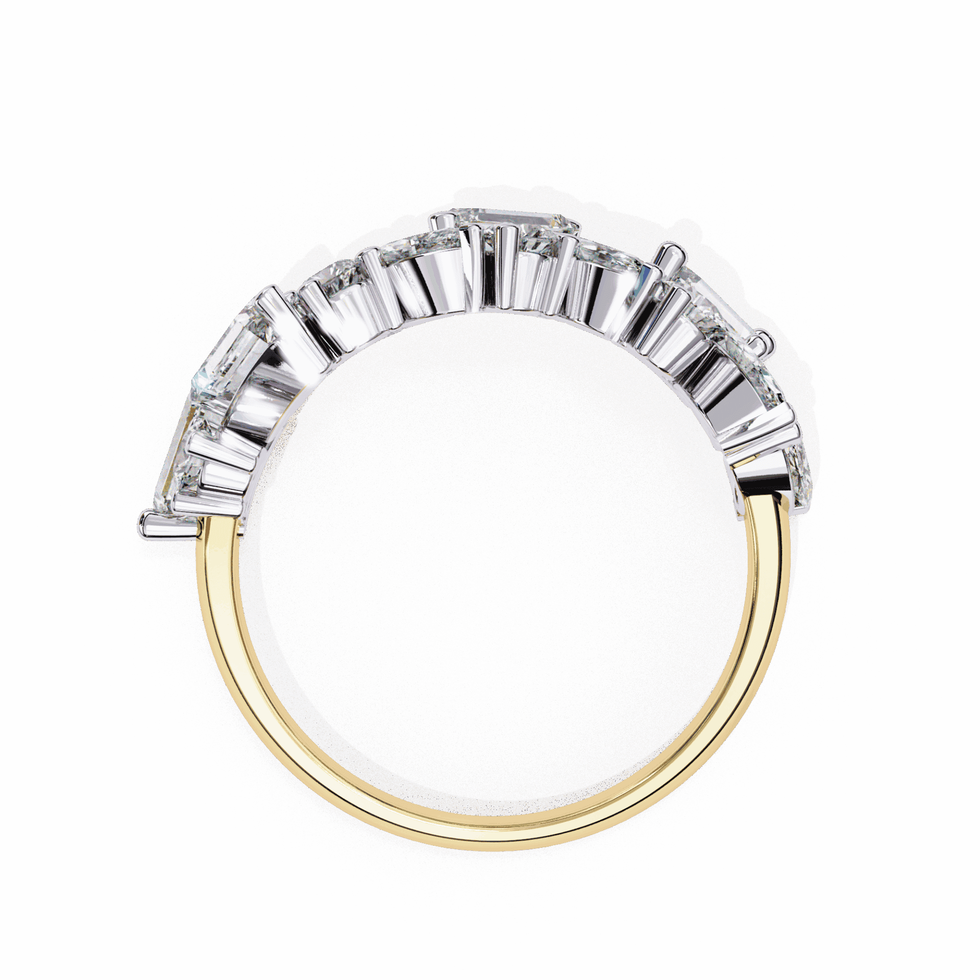 1.75 Carat Marquise Eternity Engagement Ring in Moissanite | House of Estara
