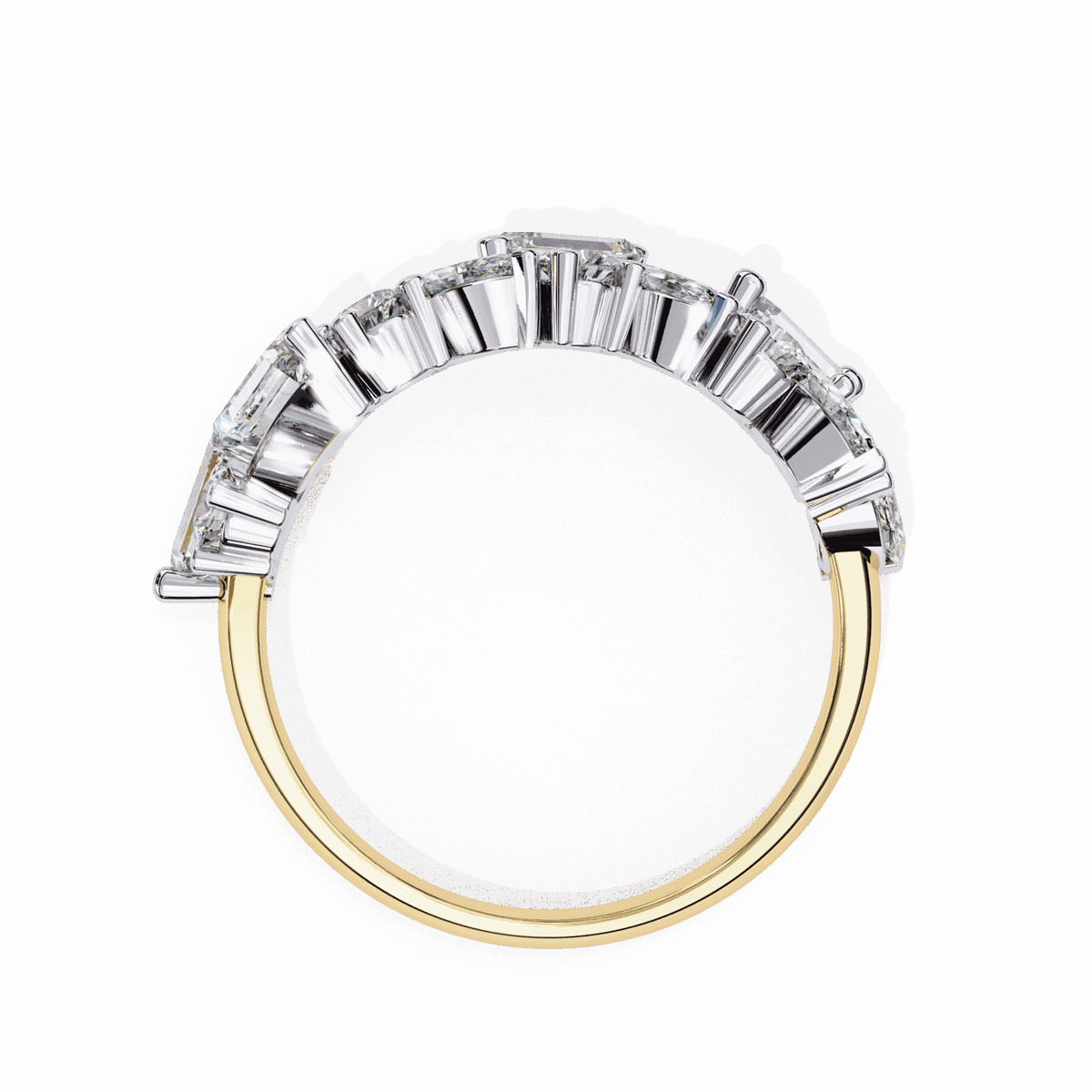 1.75 Carat Marquise Eternity Engagement Ring in Moissanite | House of Estara