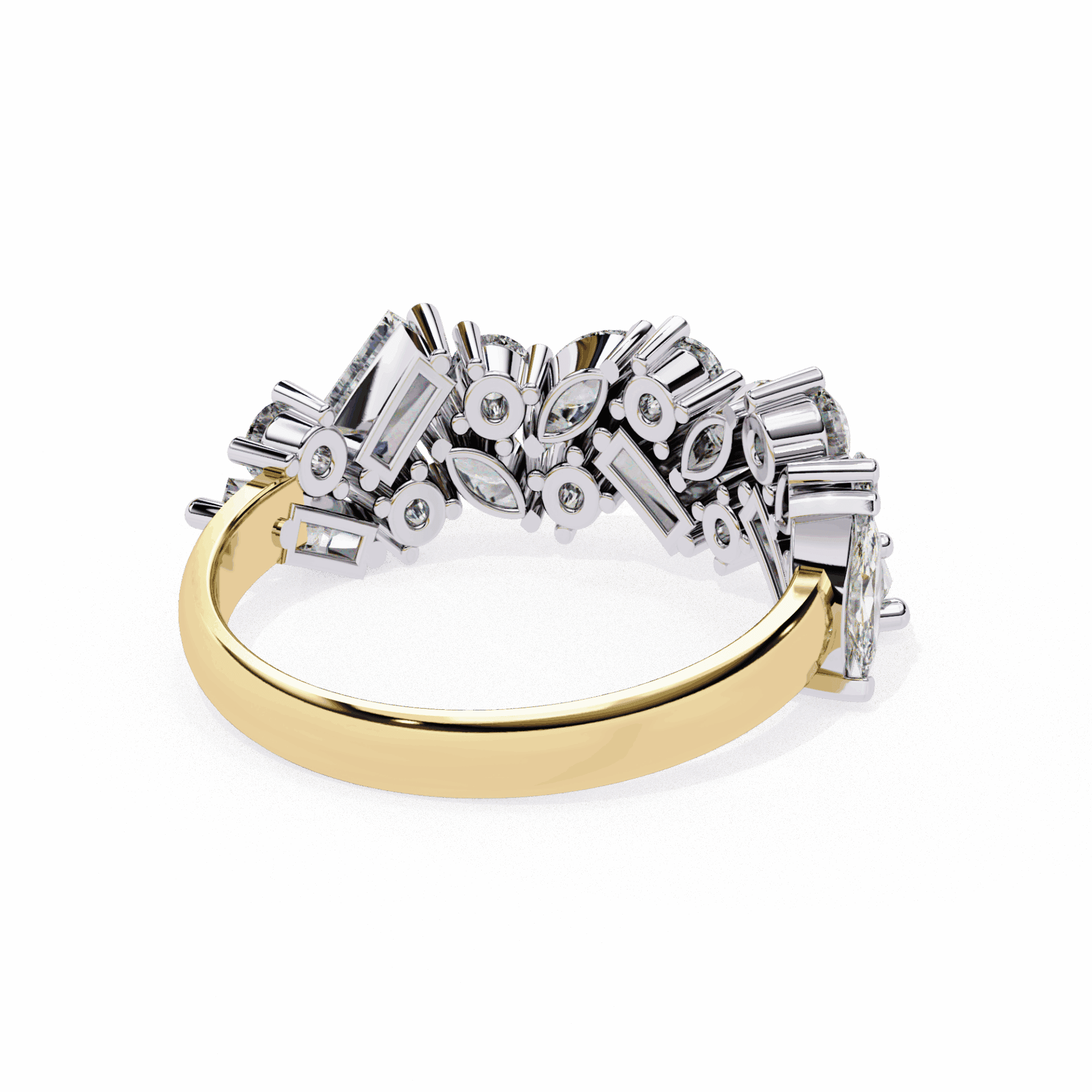 1.75 Carat Marquise Eternity Engagement Ring in Moissanite | House of Estara