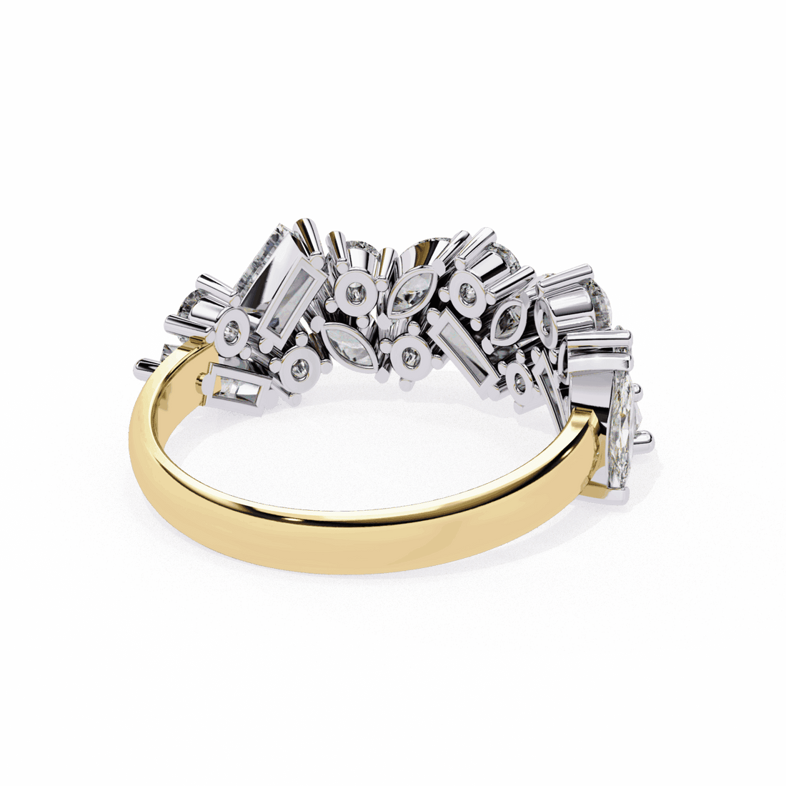 1.75 Carat Marquise Eternity Engagement Ring in Moissanite | House of Estara