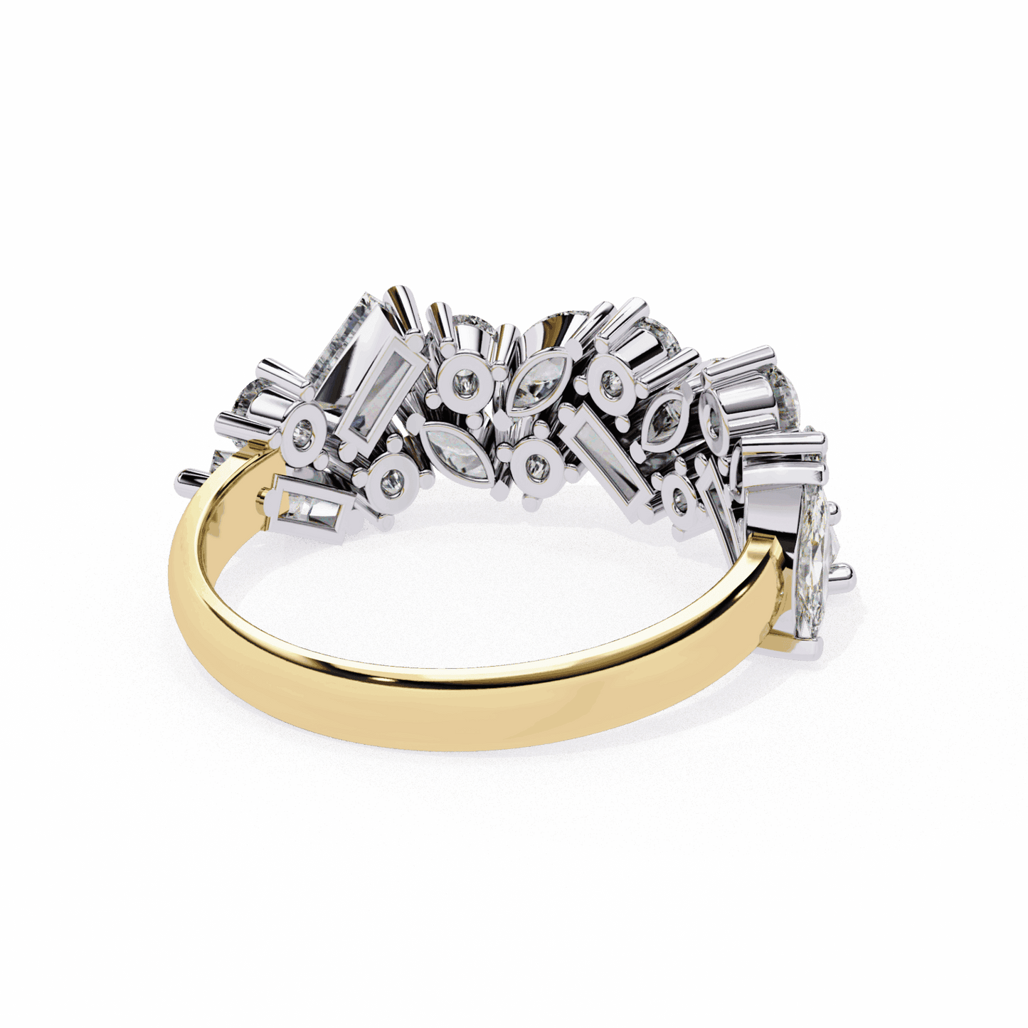 1.75 Carat Marquise Eternity Engagement Ring in Moissanite | House of Estara