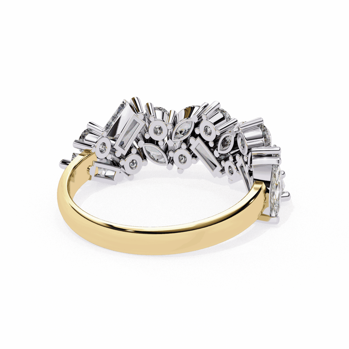 1.75 Carat Marquise Eternity Engagement Ring in Moissanite | House of Estara