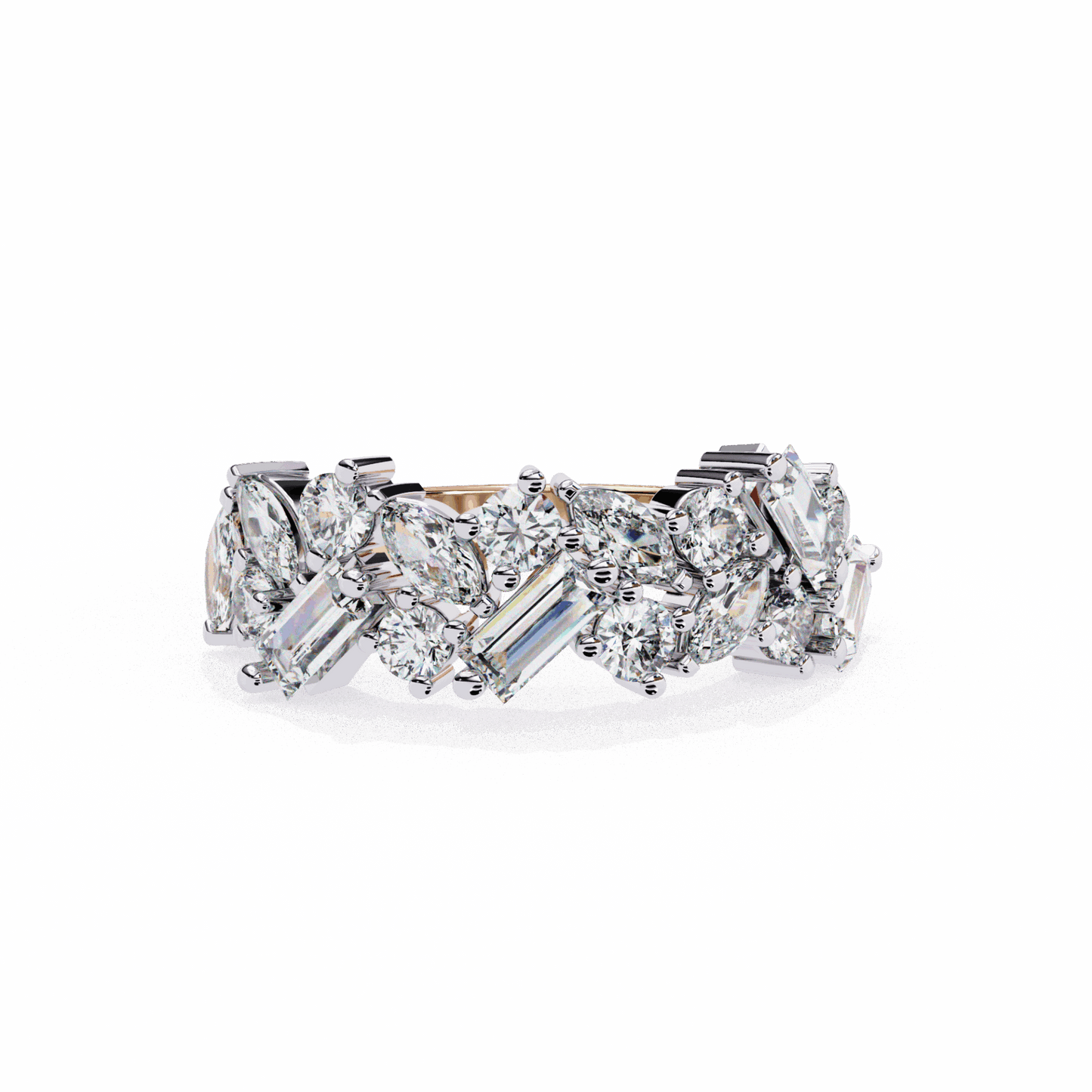 1.75 Carat Marquise Eternity Engagement Ring in Moissanite | House of Estara
