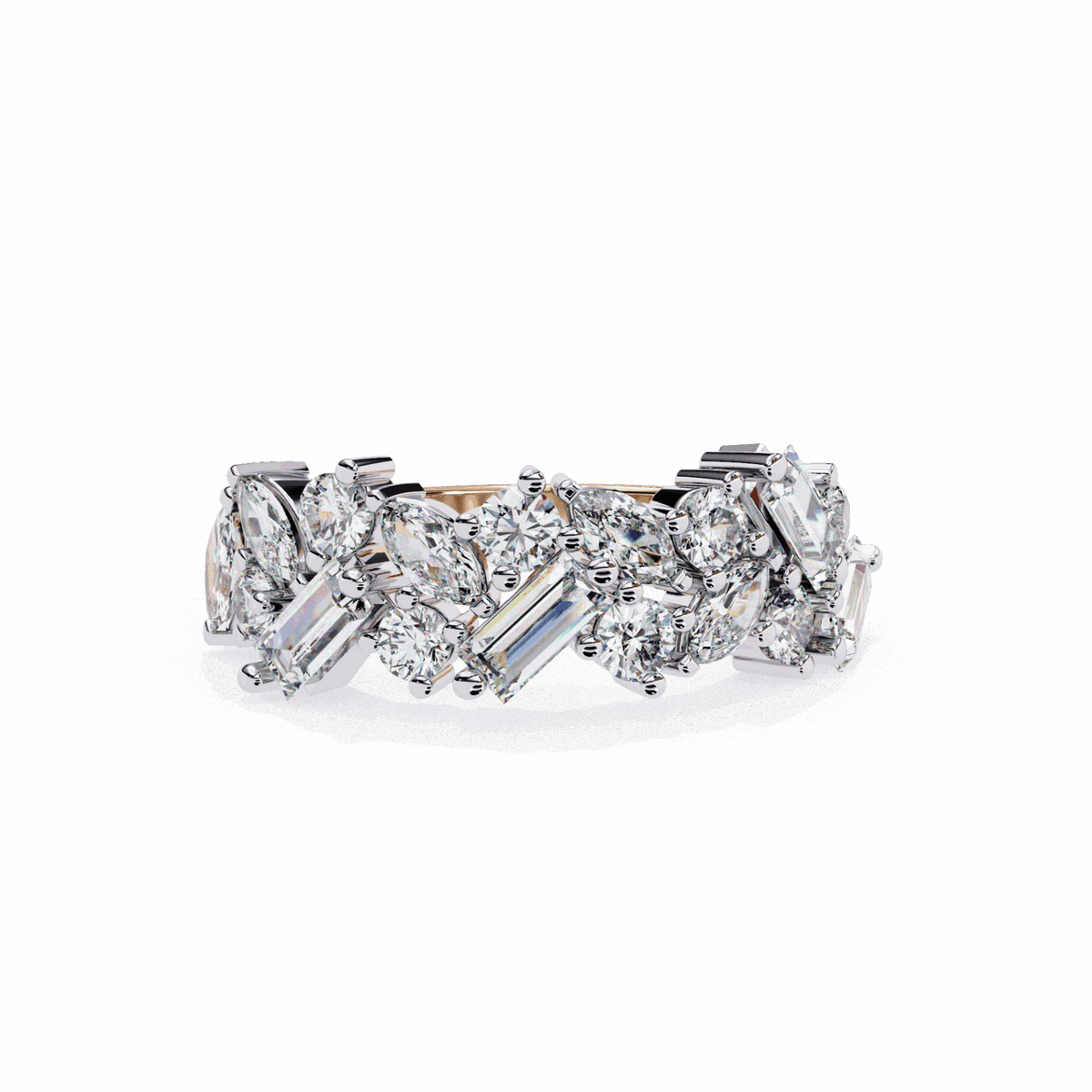 1.75 Carat Marquise Eternity Engagement Ring in Moissanite | House of Estara
