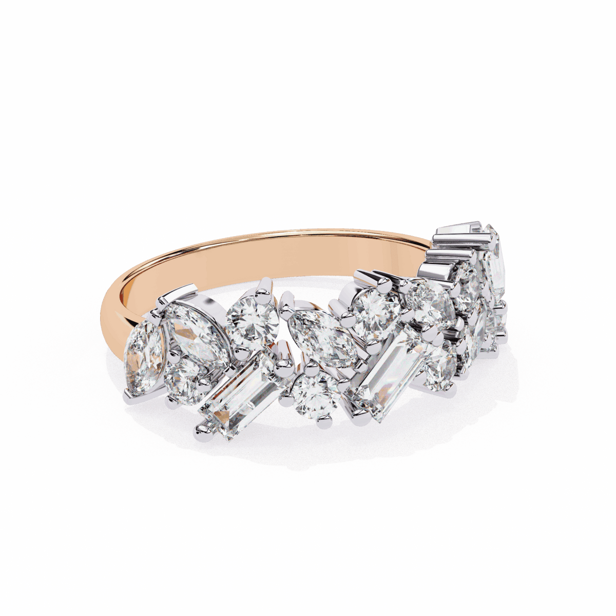 1.75 Carat Marquise Eternity Engagement Ring in Moissanite | House of Estara