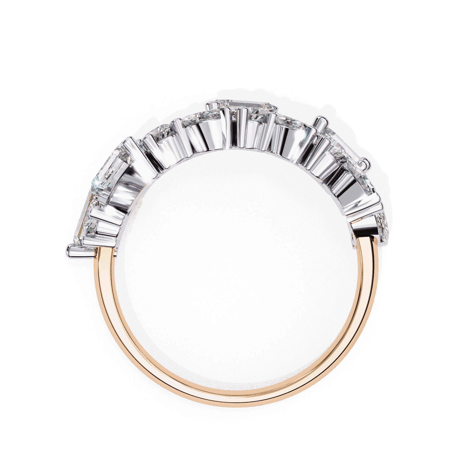 1.75 Carat Marquise Eternity Engagement Ring in Moissanite | House of Estara