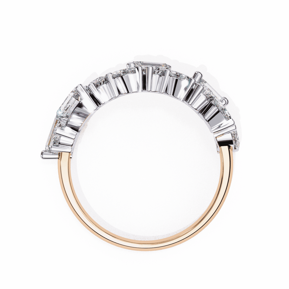 1.75 Carat Marquise Eternity Engagement Ring in Moissanite | House of Estara